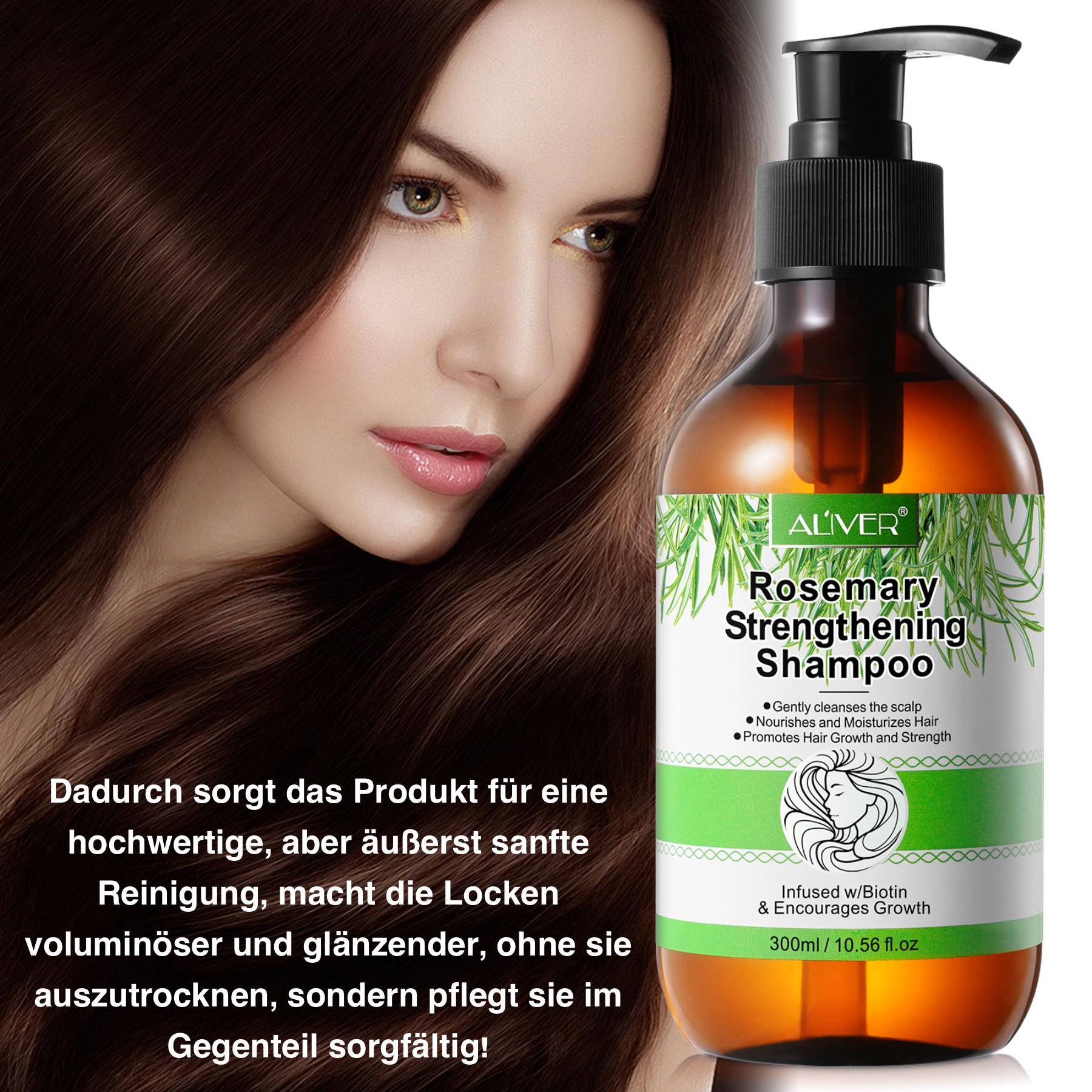 Bio Vegan  Rosmarin Haar Shampoo 
