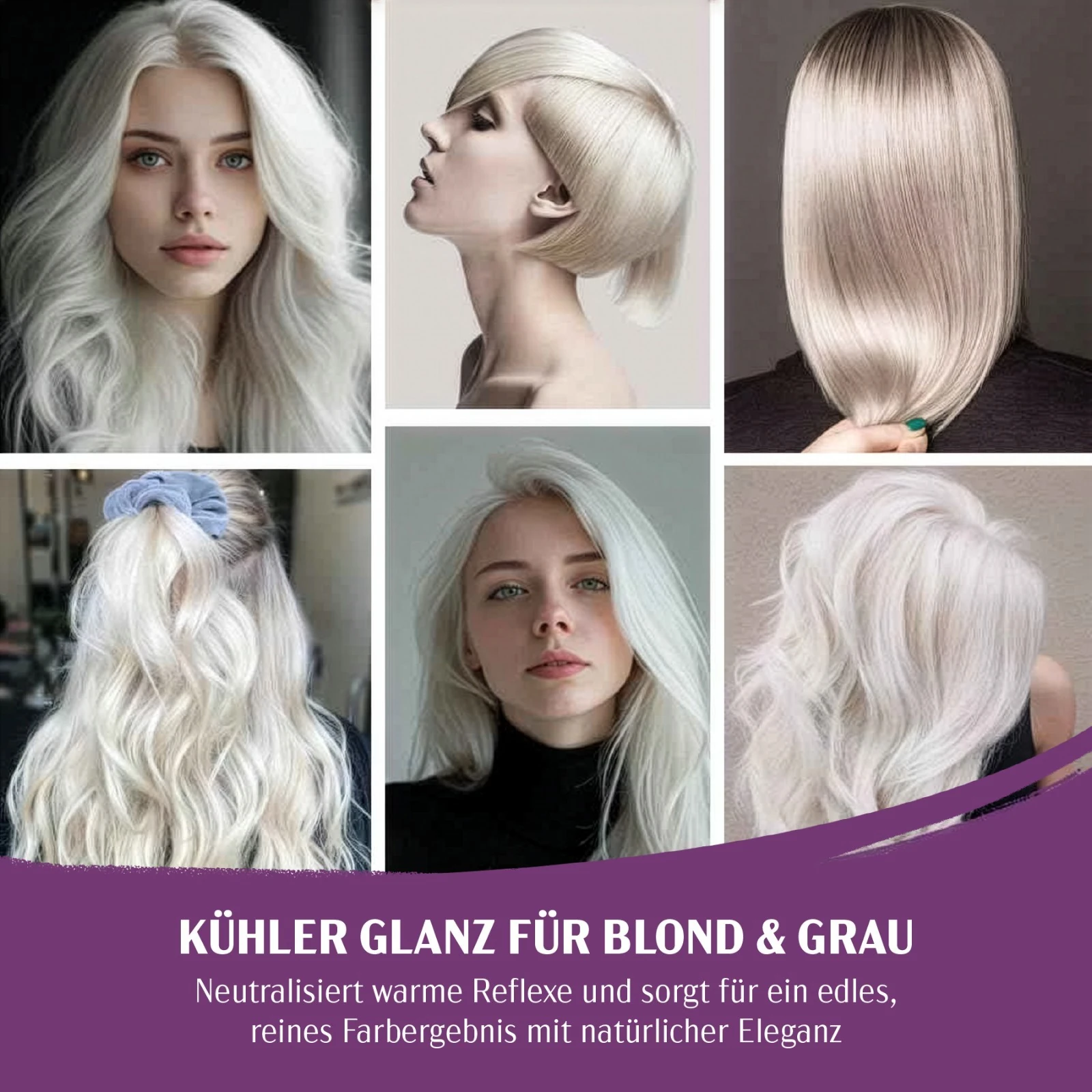 Karseell Purple Haarmaske  für Blondes, Blondiertes, Graues Haar 