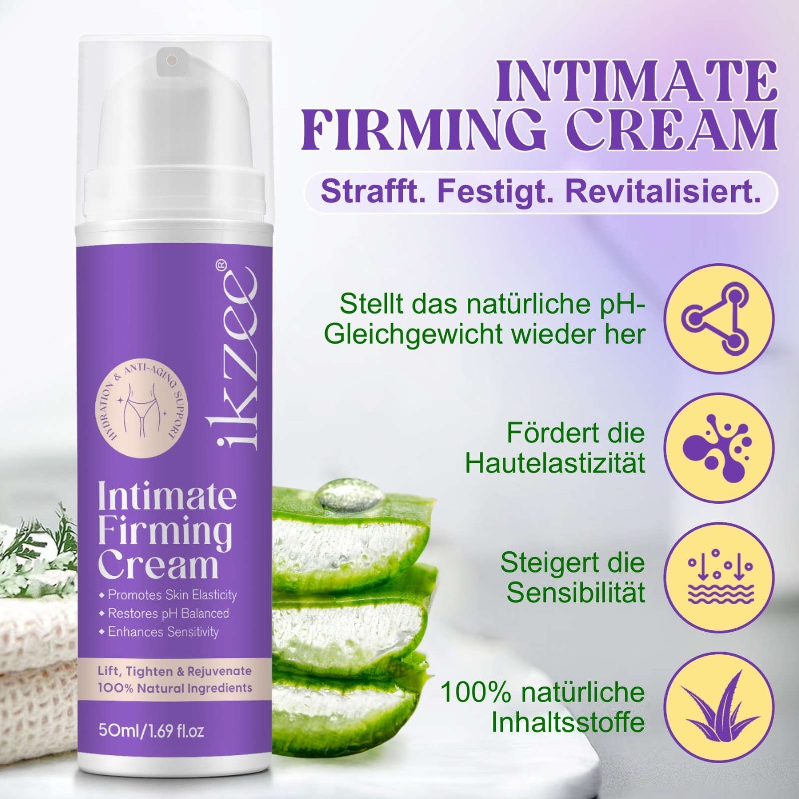 Intimpflege Lifting Feuchtigkeitscreme 