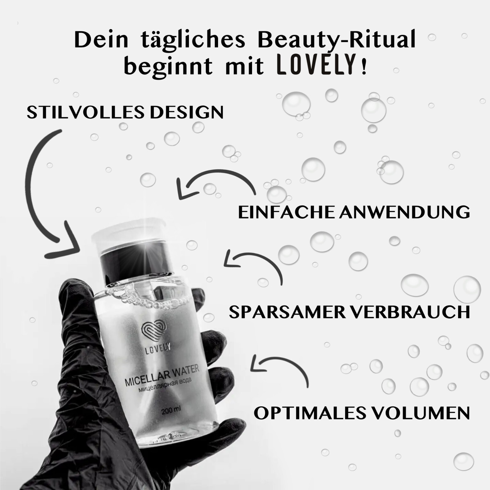 Mizellenwasser für Wimpernverlängerung 