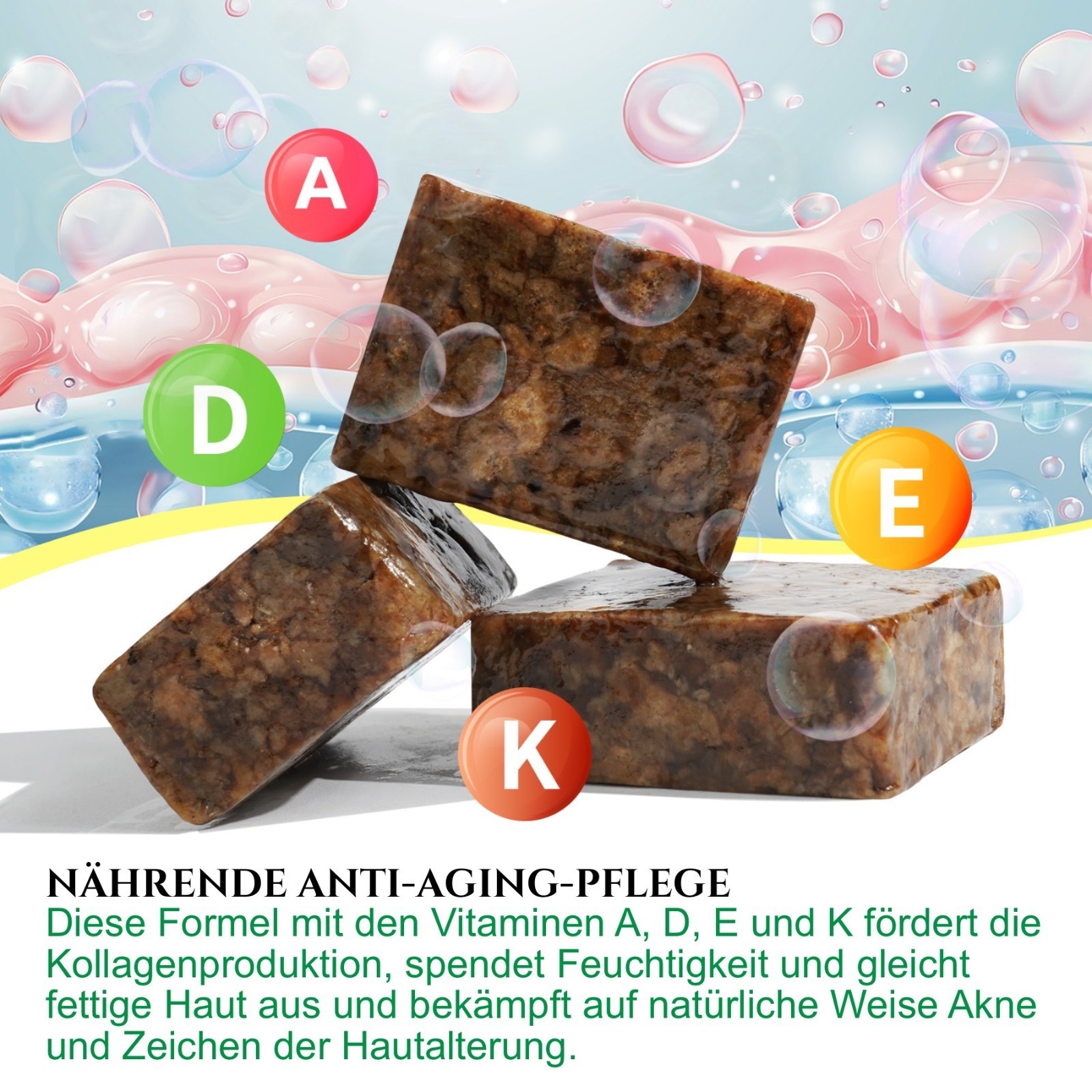 Gesichtsseife Körperseife Haarseife Naturseife Afrikanische Schwarze Seife Vegan