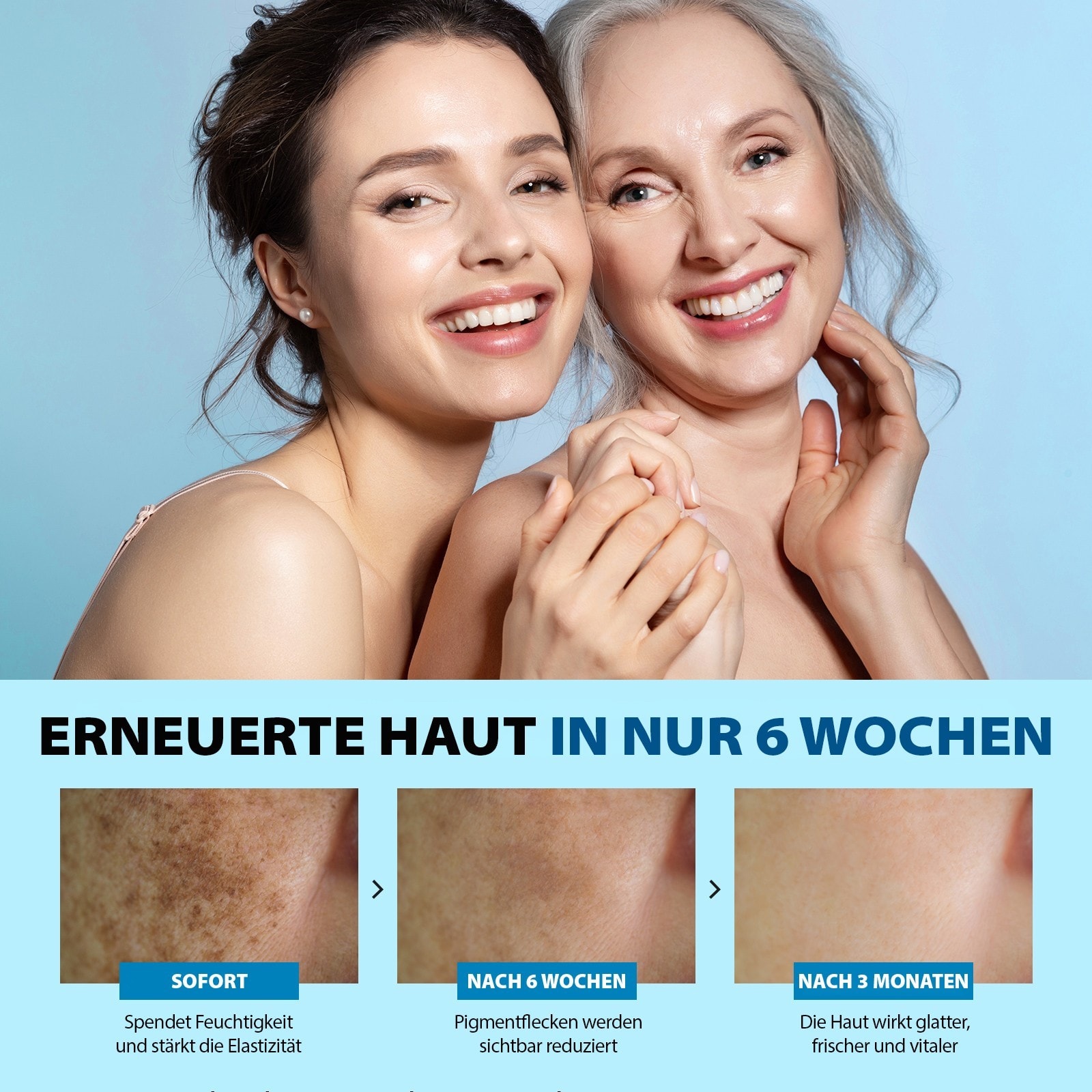 Gesichtsserum Niacinamide Hyaluronsäure B3 10% Haut Face Serum Microneedling 30ml