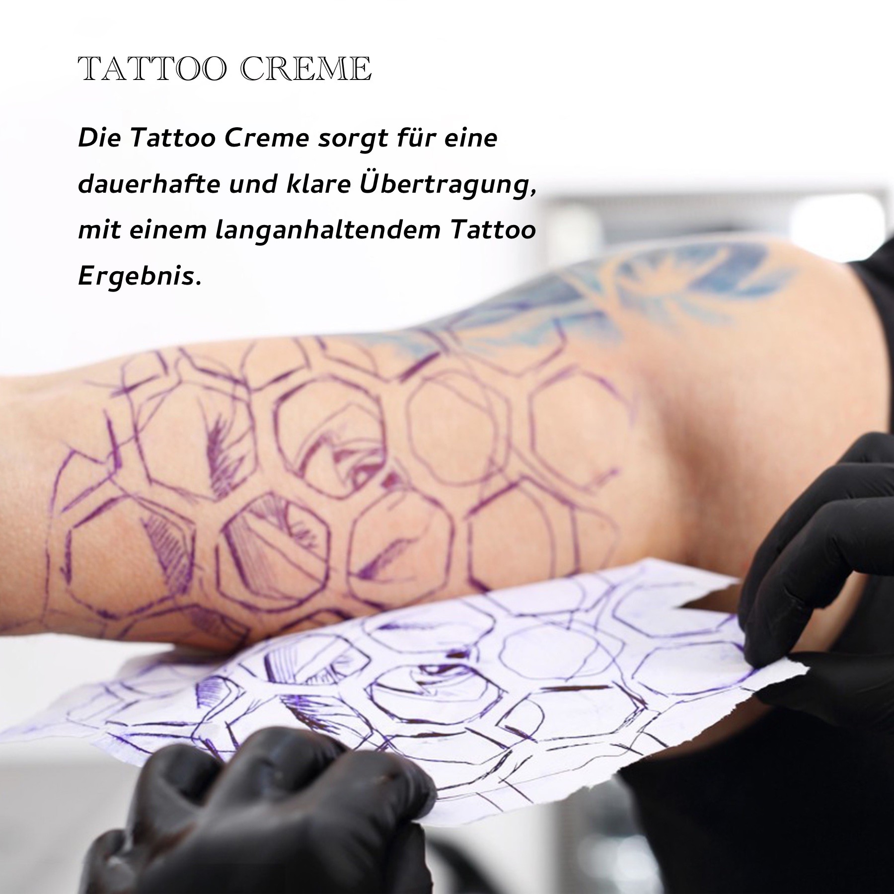 Tattoo Schablonen Transfer Gel Creme Abzugsflüssigkeit Stencil Solution 