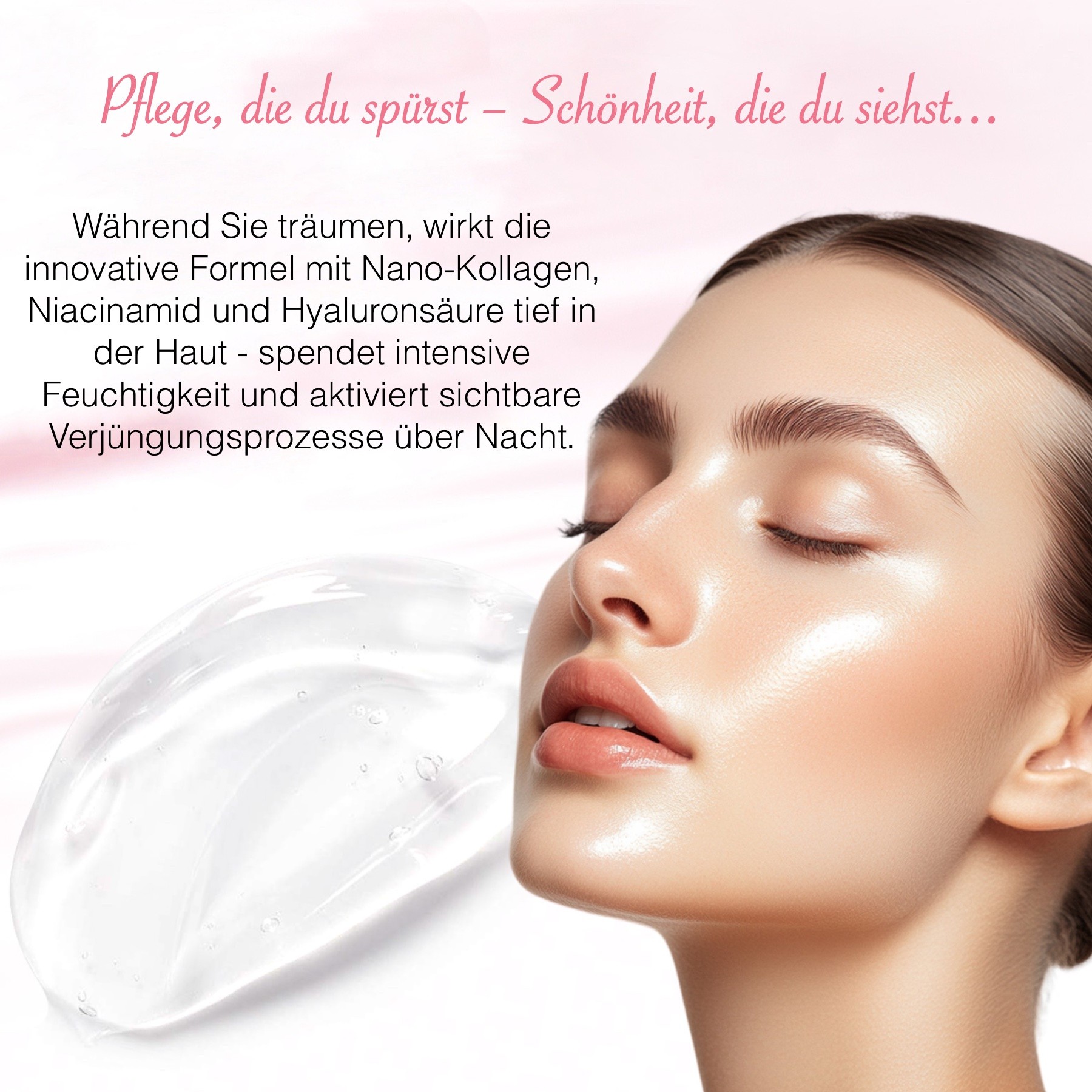 Collagen Nachtmaske Night Wrapping Mask mit Pinsel
