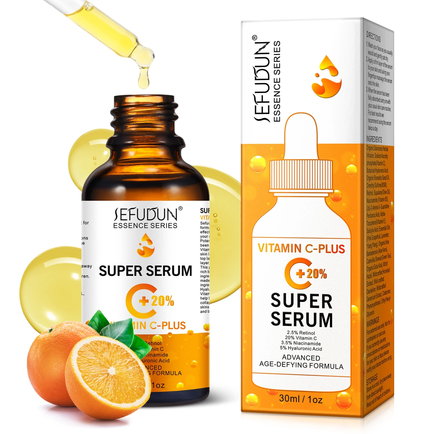 Anti-Falten Anti-Aging Gesichtsserum Vitamin C-PLUS 