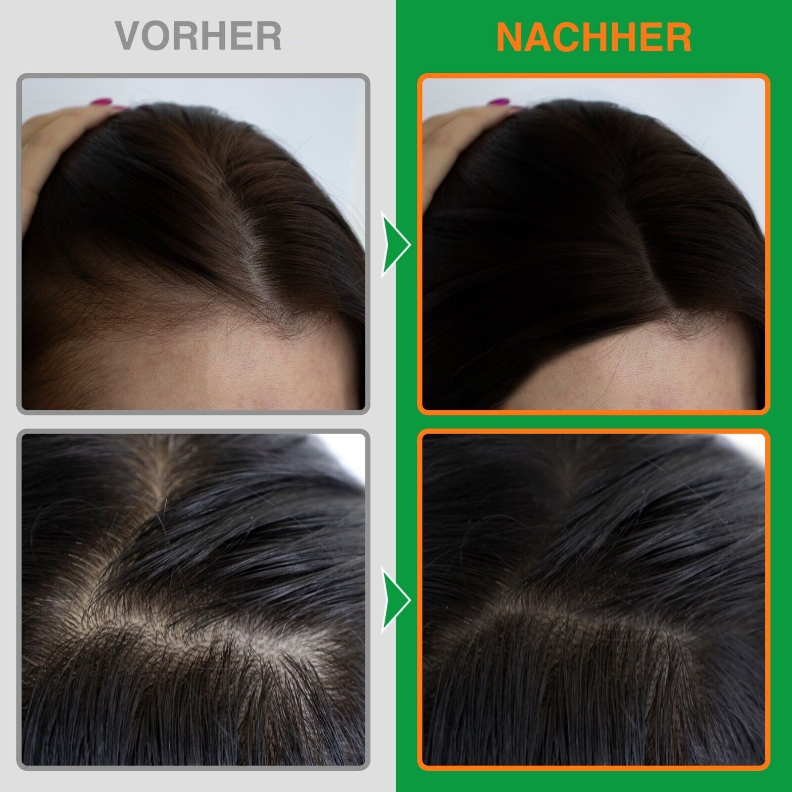 3-in-1 Conditioner  mit Rosmarin, Minze und Kürbis Öl angereichert mit Biotin für Haarspülung 