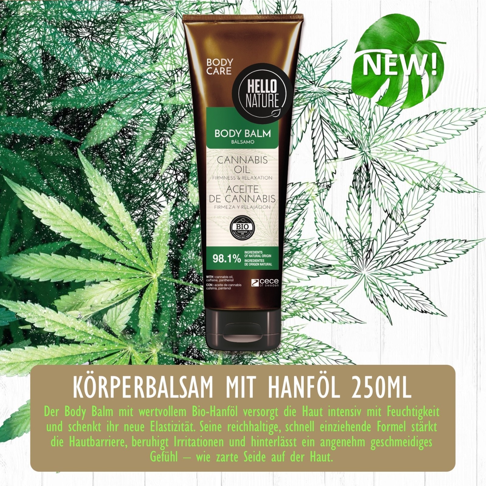 BIO Körperbalsam mit Bio-Hanföl