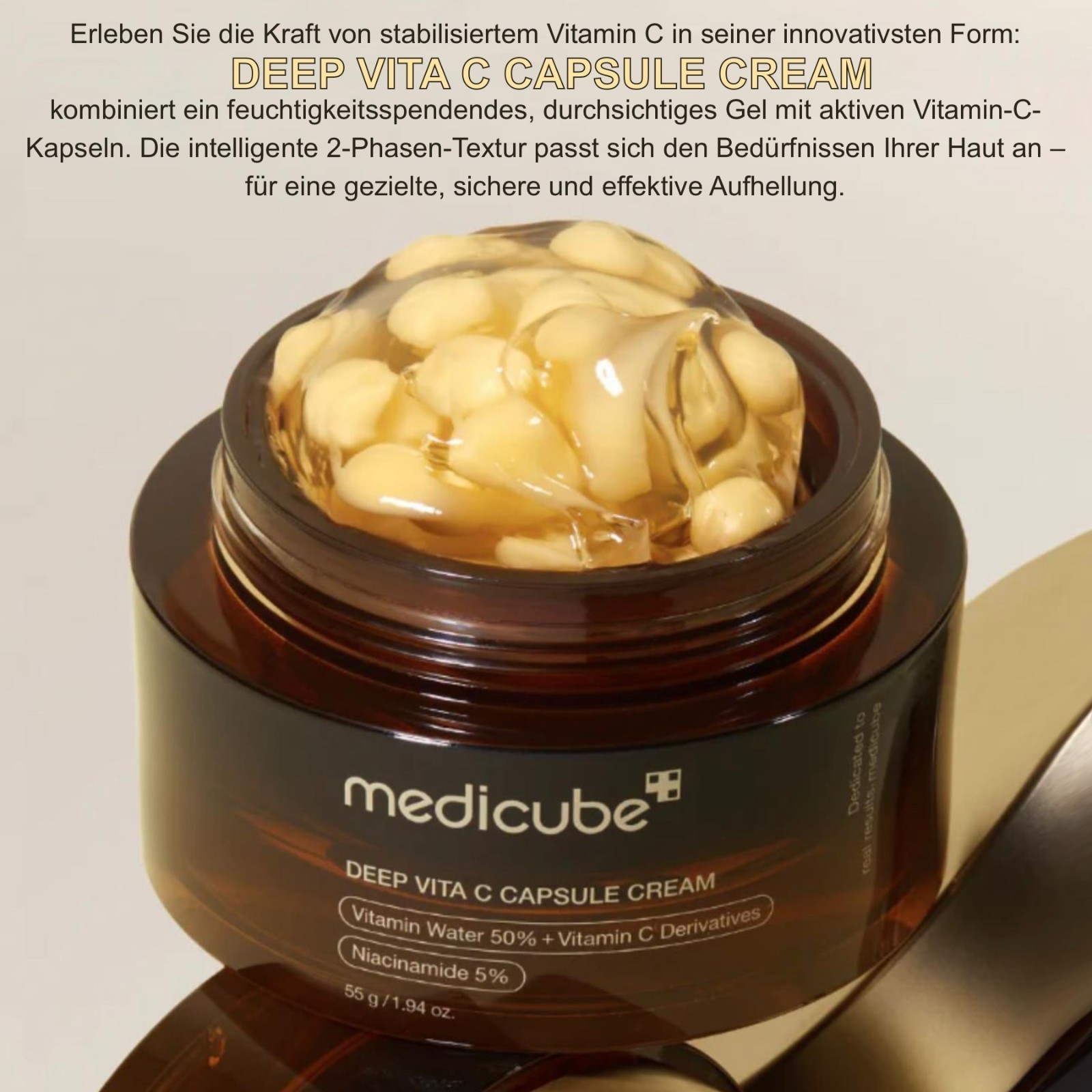 Aufhellende Gesichtscreme  Deep Vita C Capsule Cream 