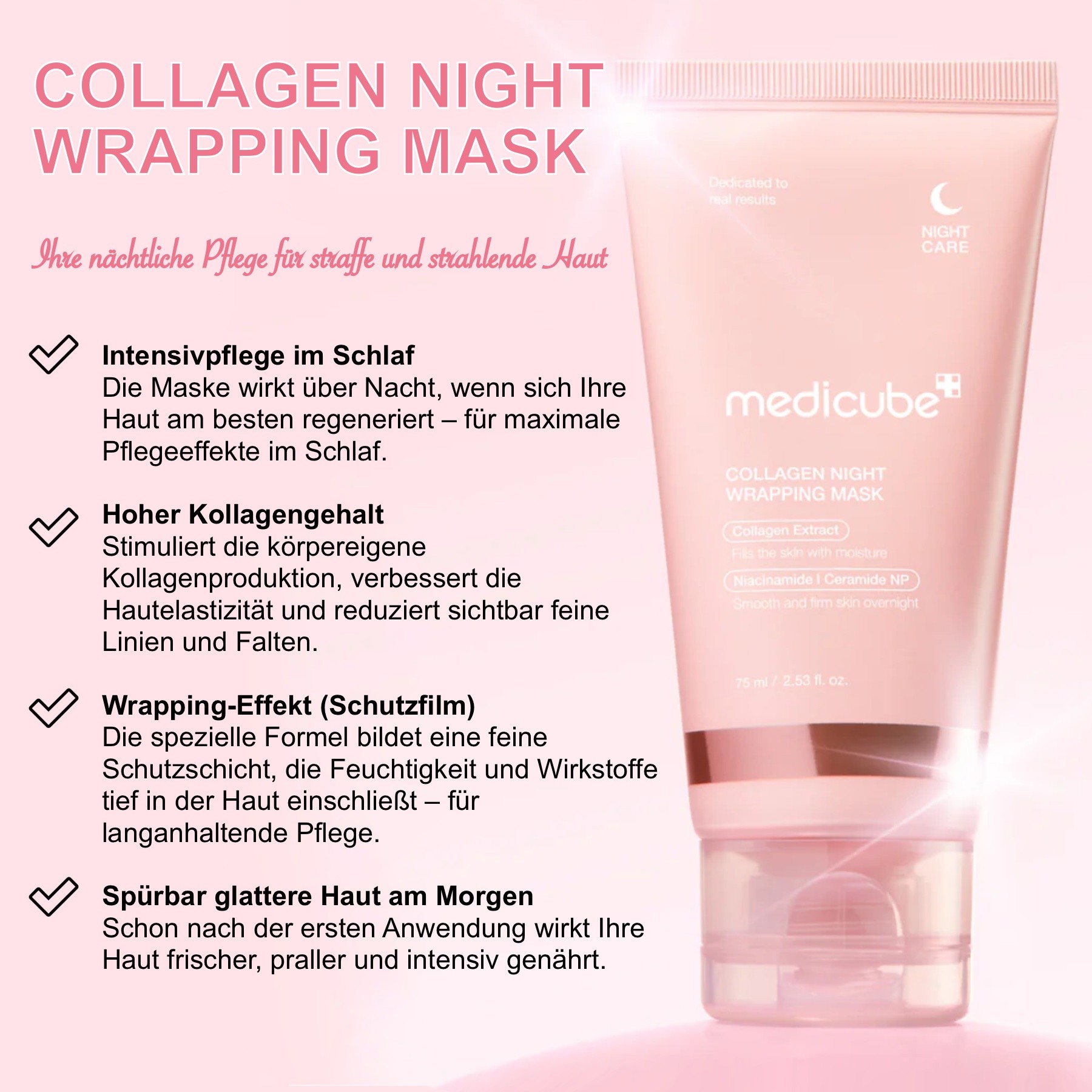 Medicube Gesichtsmaske Collagen Night Wrapping Mask 