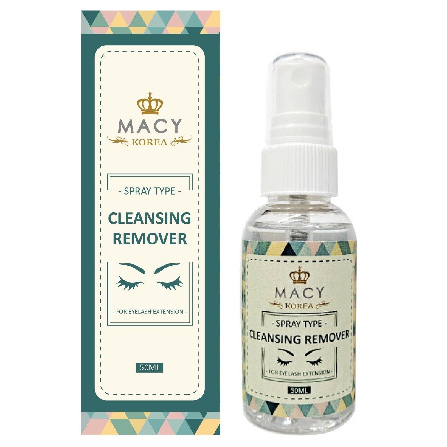 Macy Cleansing Remover Spray zur Reinigung der Wimpern & Vorbereitung der professionellen Wimpernverlängerung