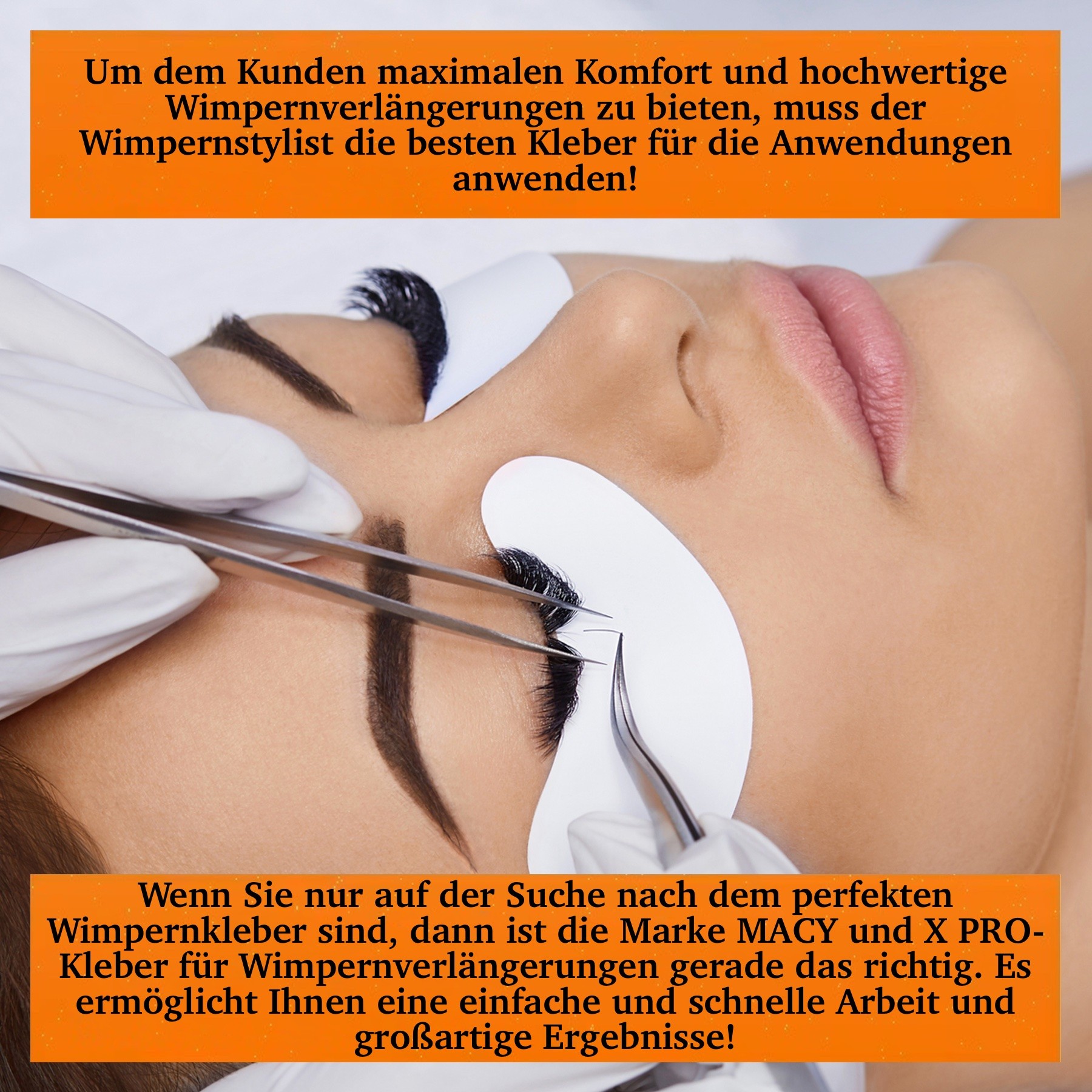 Wimpernkleber für Wimpernverlängerung 