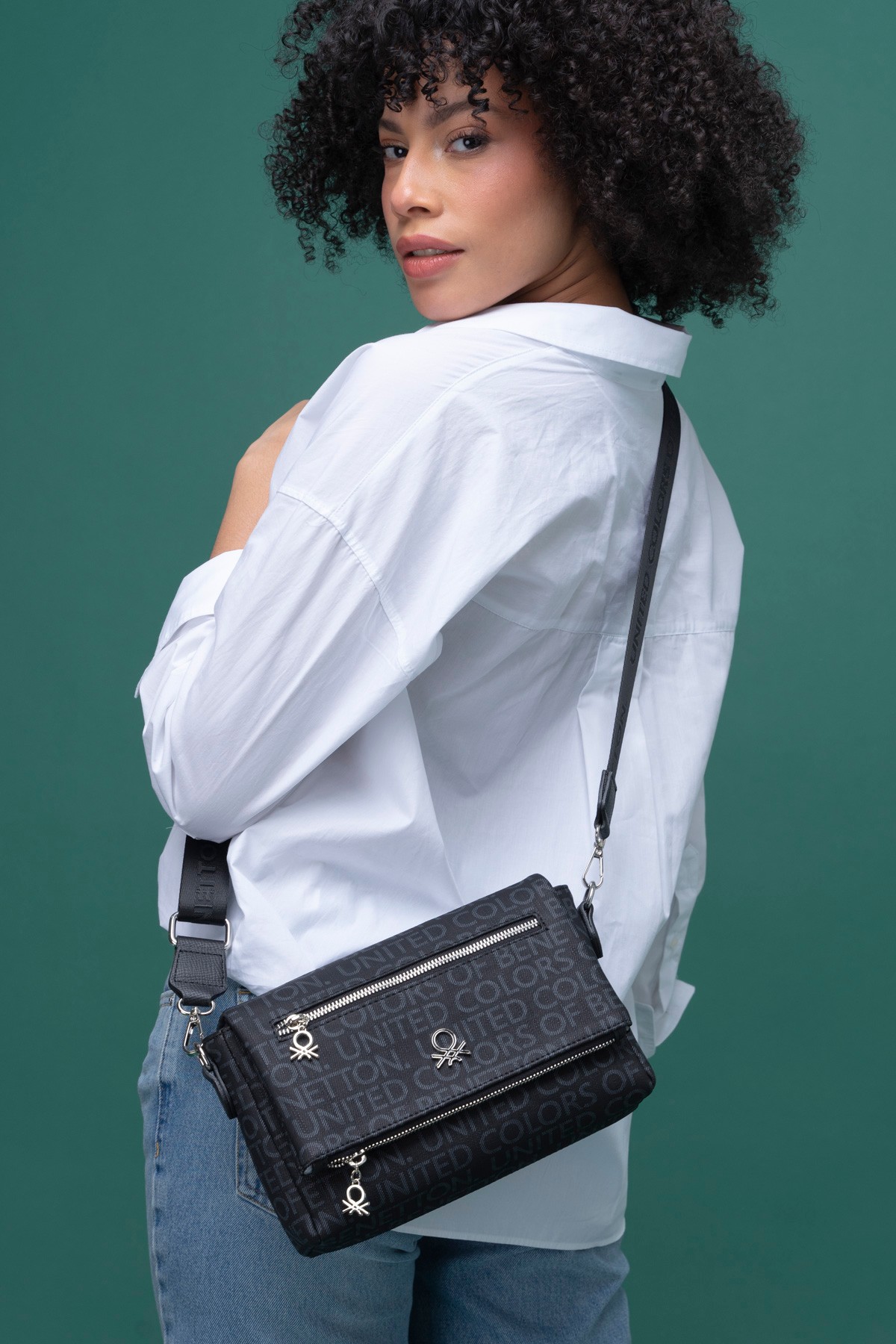 United Colors of Benetton Woman Cross Bag Bag Monogram Obedness BNT_1282