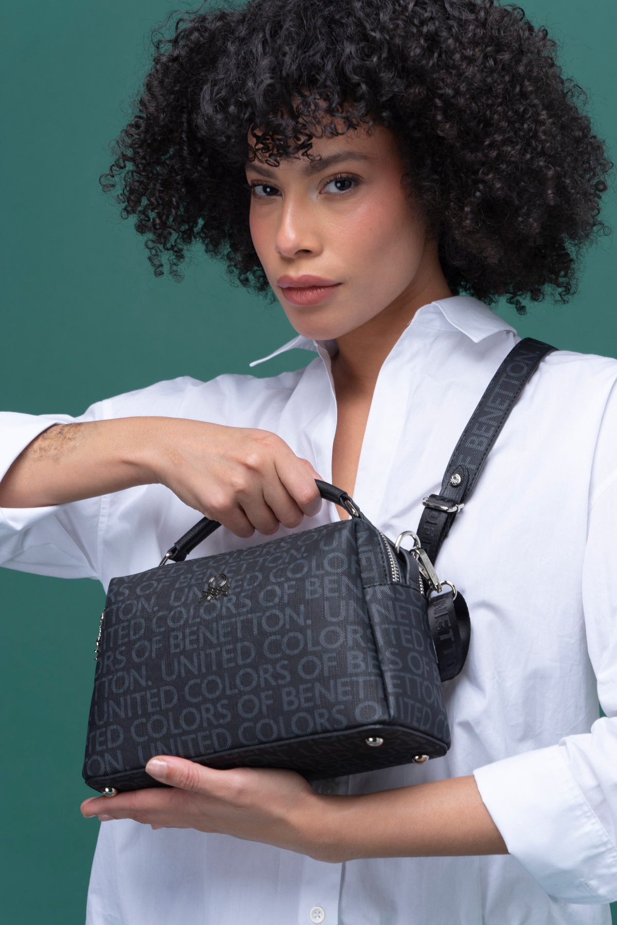 United Colors of Benetton Woman Purse Bag Monogram Obedness BNT_1290