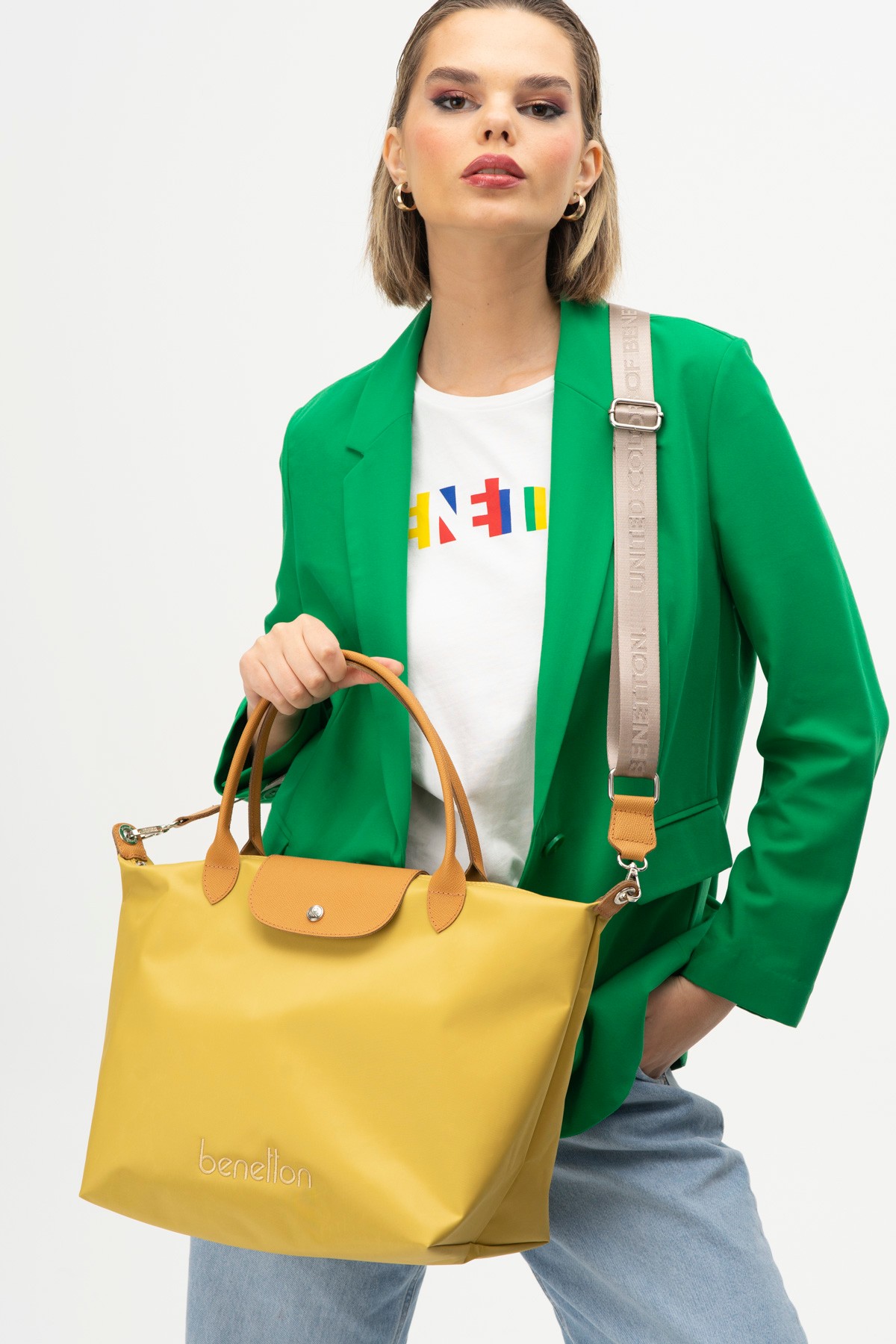 Benetton Casual Chic Tote L bag cod:1356