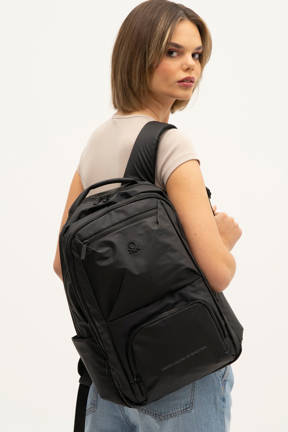 United Colors of Benetton Woman Backpack Bag Klein BNT_1171