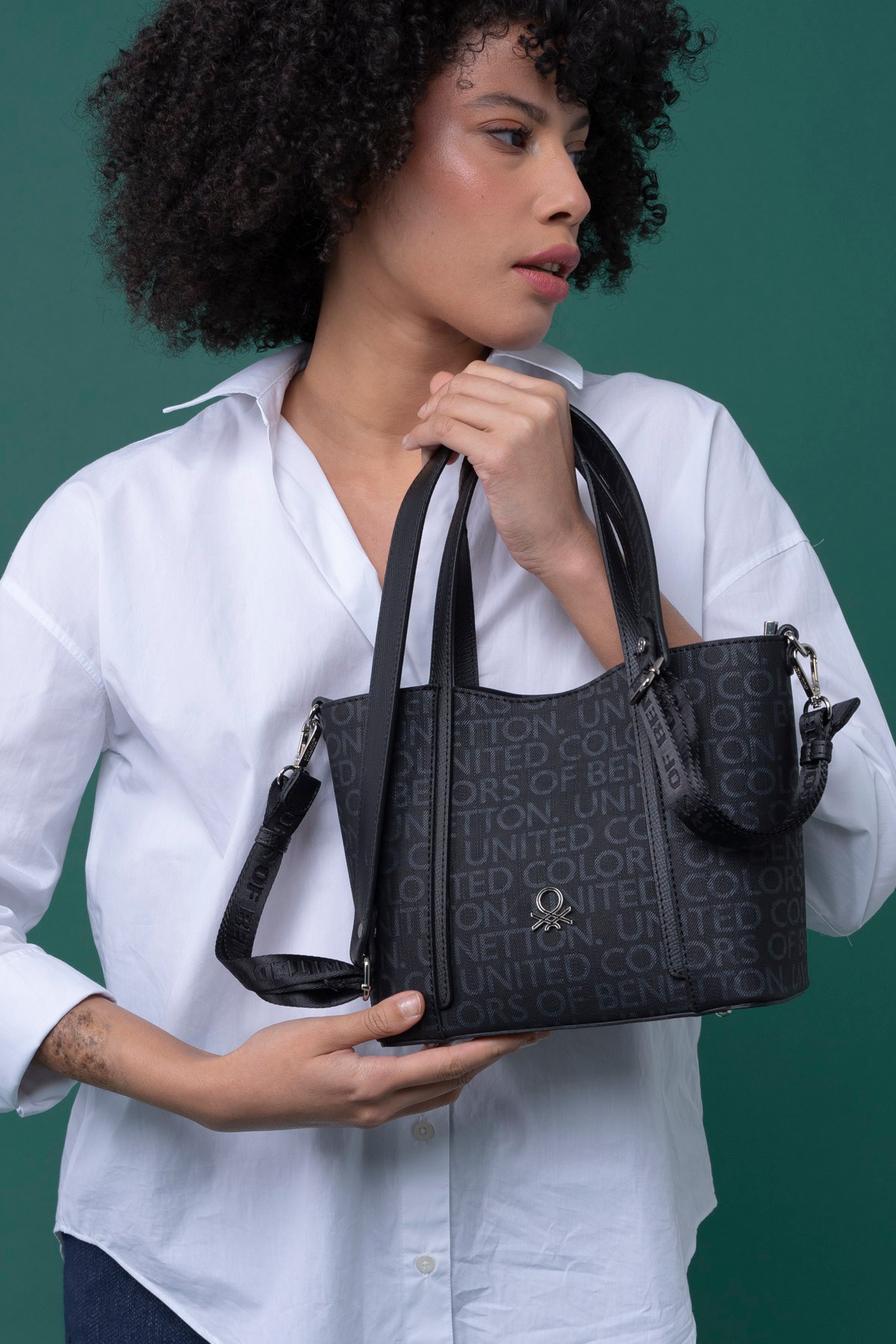United Colors of Benetton Woman Purse Bag Monogram Obedness BNT_1317