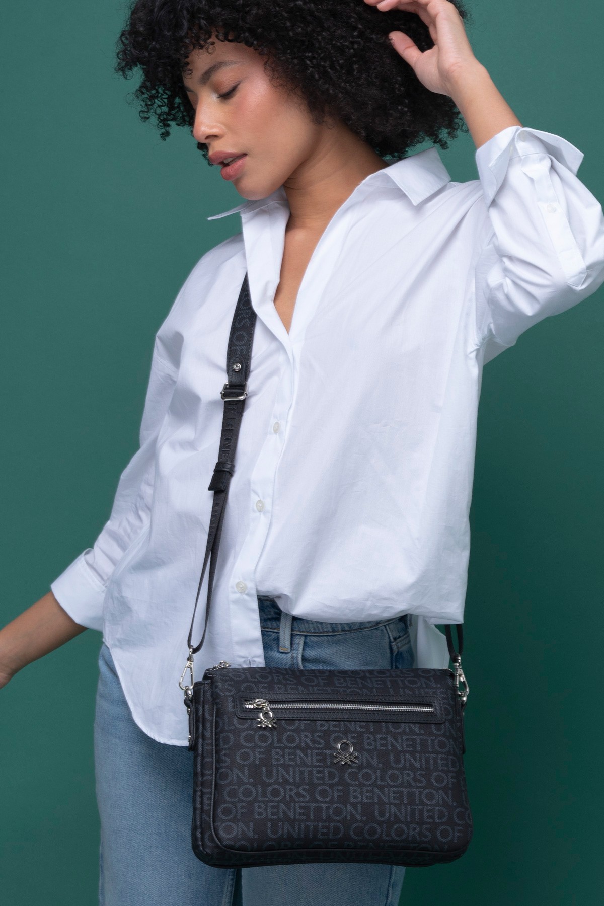 United Colors of Benetton Woman Cross Bag Bag Monogram Obedness BNT_1276