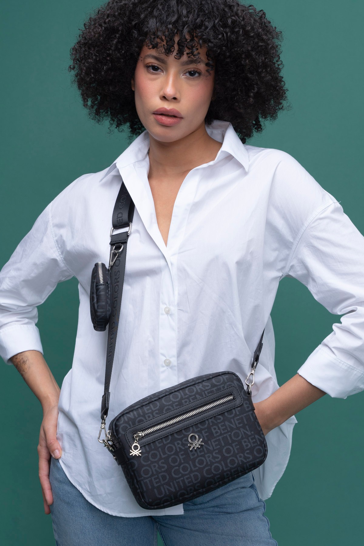 United Colors of Benetton Woman Cross Bag Bag Monogram Obedness BNT_1284