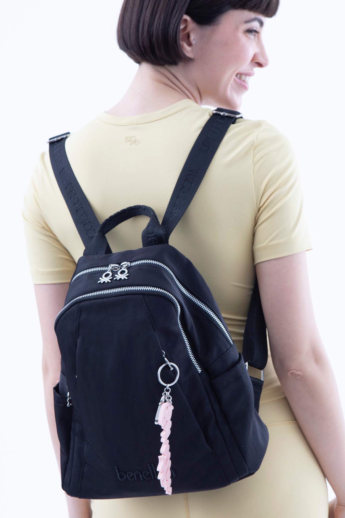 United Colors of Benetton Woman Backpack Bag Satin BNT_1488