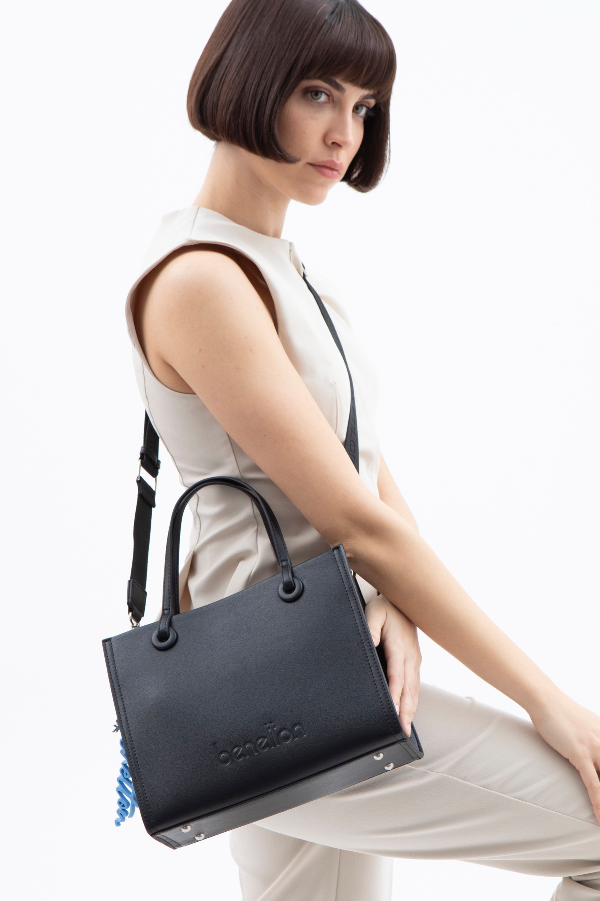 United Colors of Benetton Woman Purse Bag Natural BNT_1515
