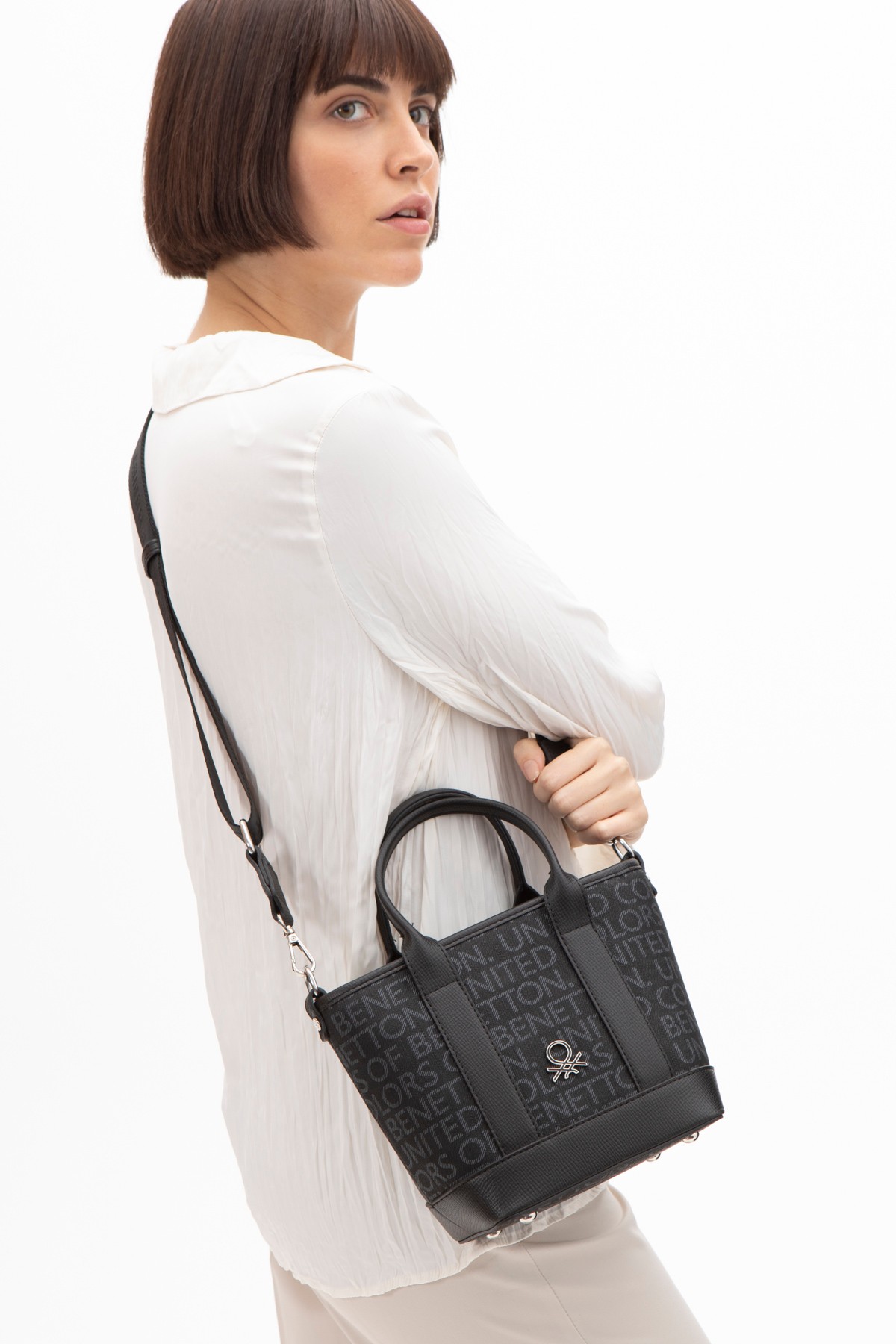United Colors of Benetton Woman Purse Bag Monogram Obedness BNT_1597