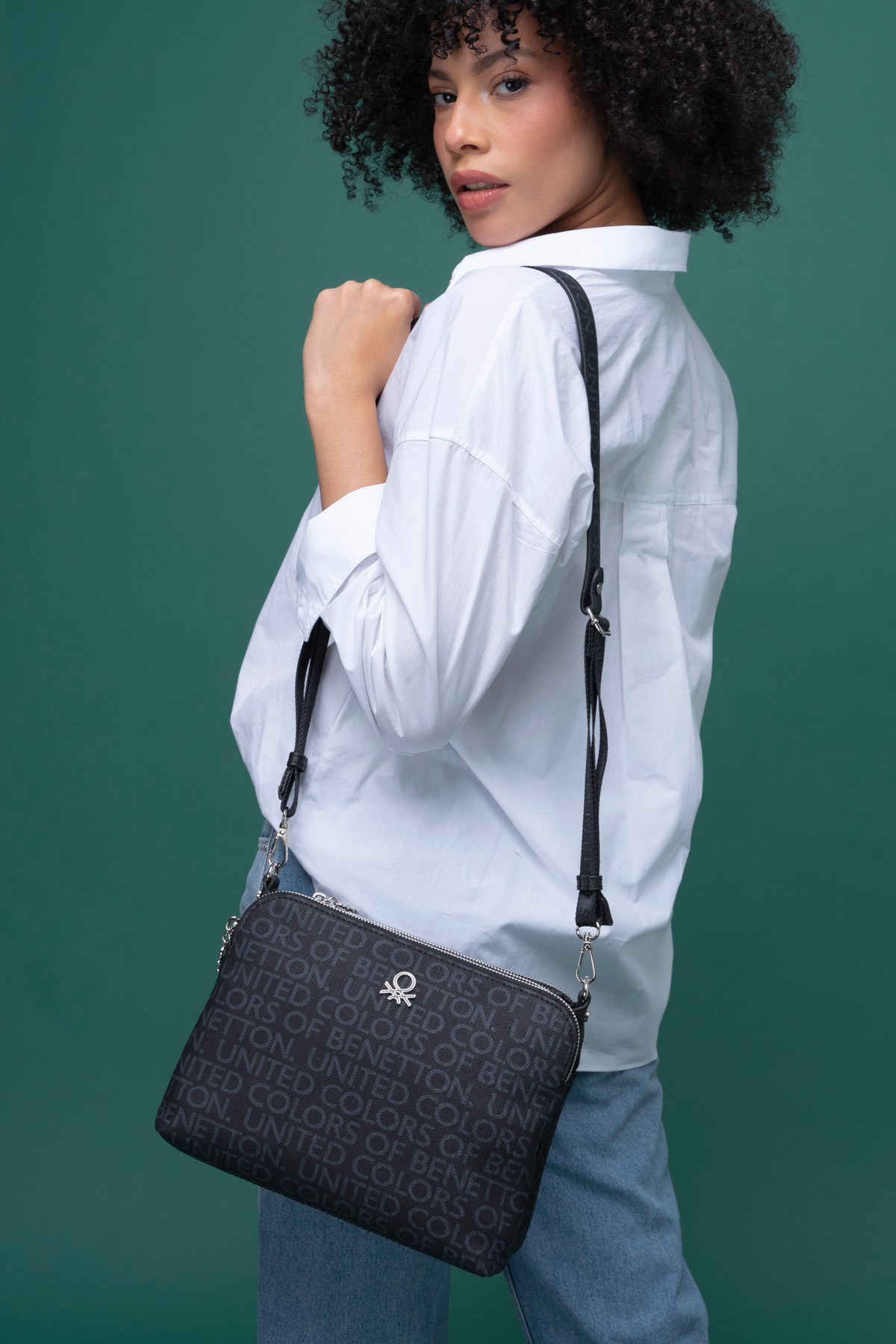 United Colors of Benetton Woman Cross Bag Bag Monogram Obedness BNT_1275