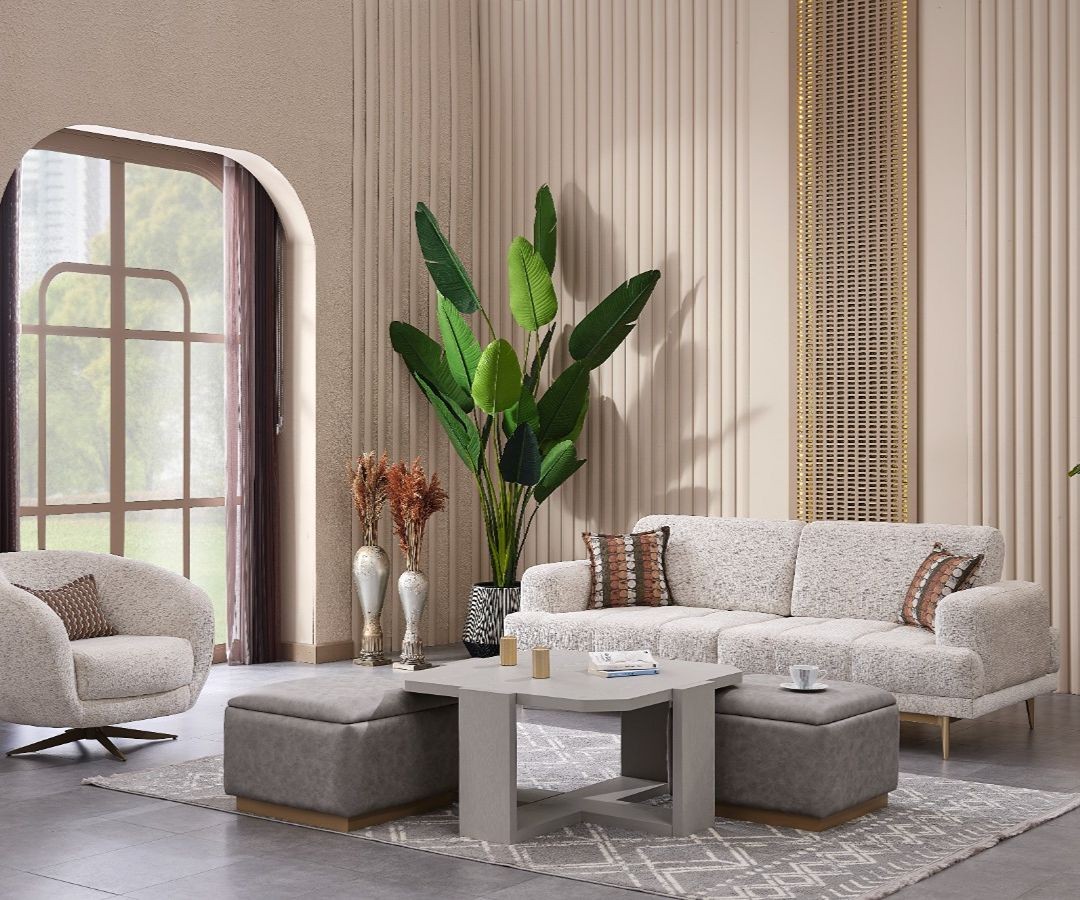 Napoli Sofa Set – Schlichte Eleganz trifft auf zeitlosen Komfort