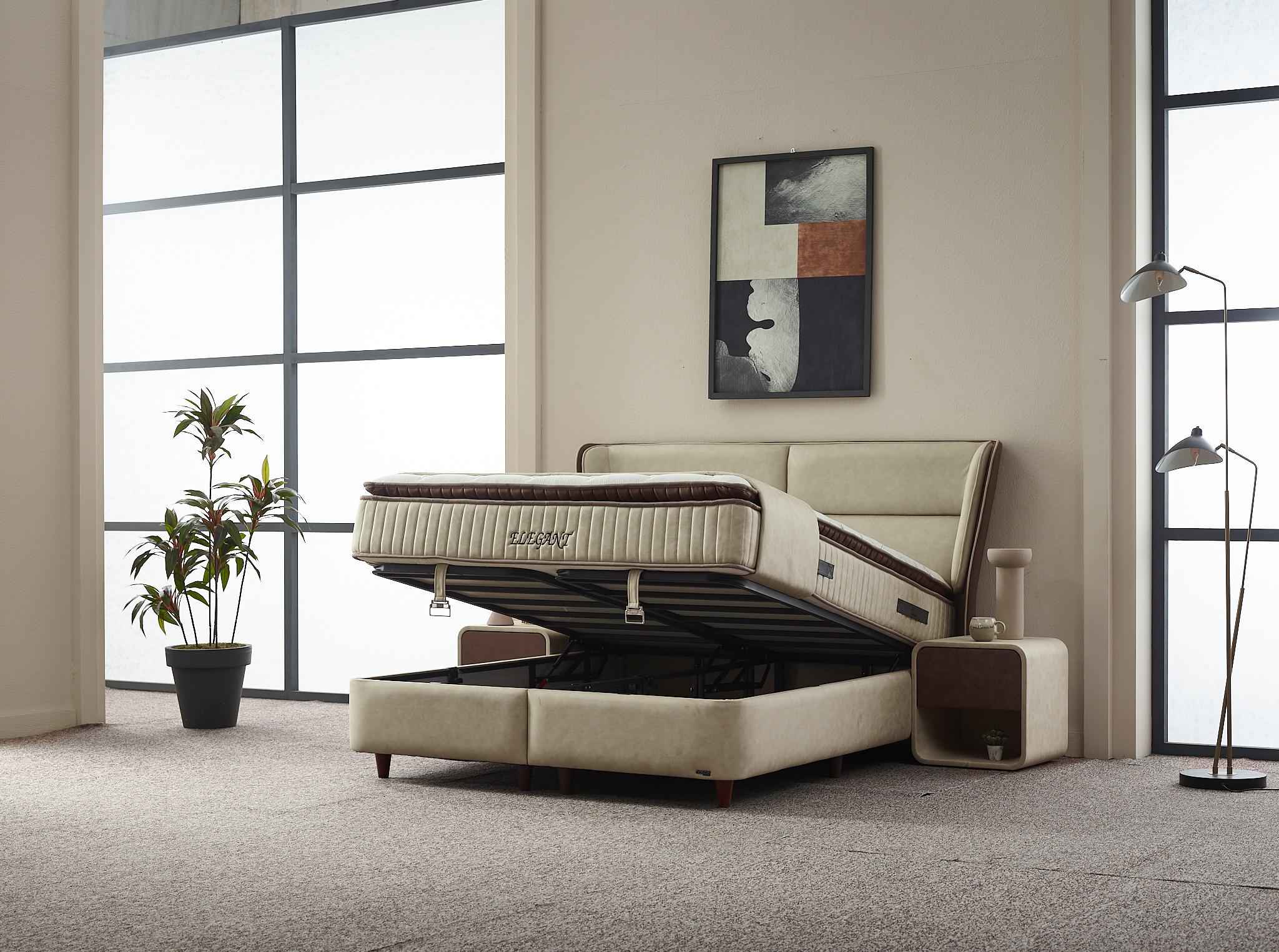 Elegant Boxspringbett Set inkl. Matratze
