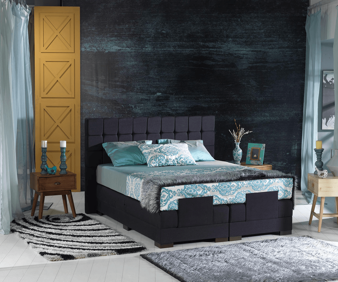 Como Elektrisches Boxspringbett Set inkl. Matratze