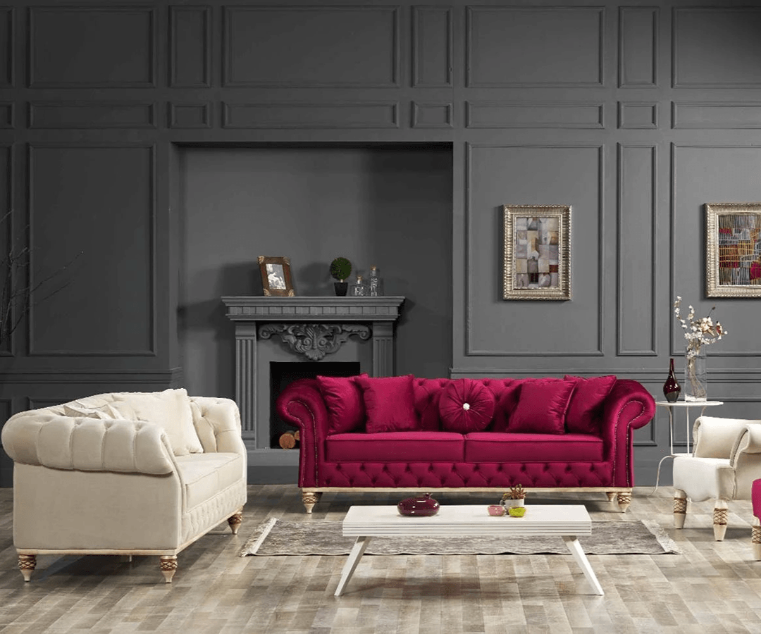 Astra Sofa Set – Stilvoll & Charmant