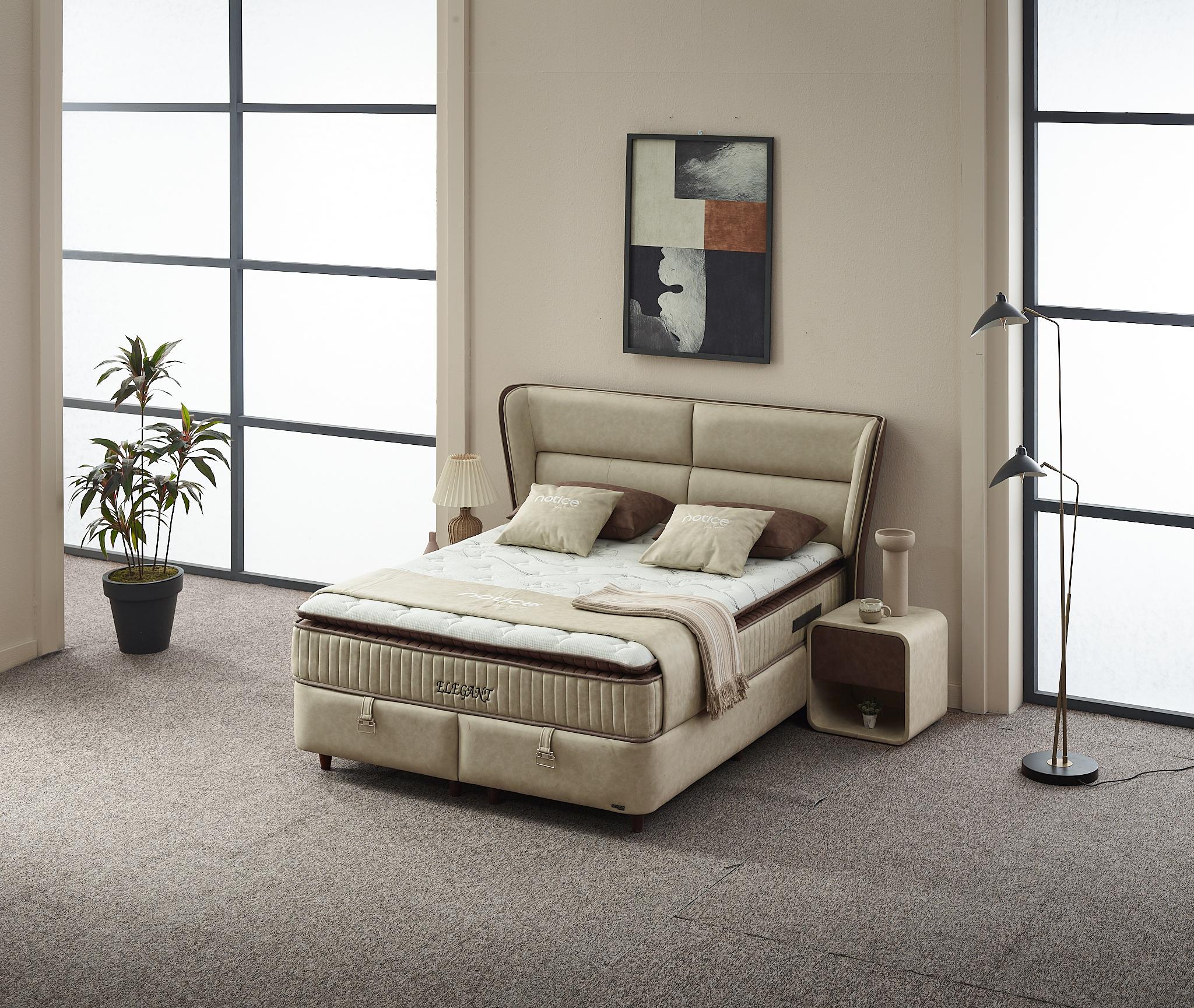Elegant Boxspringbett Set inkl. Matratze