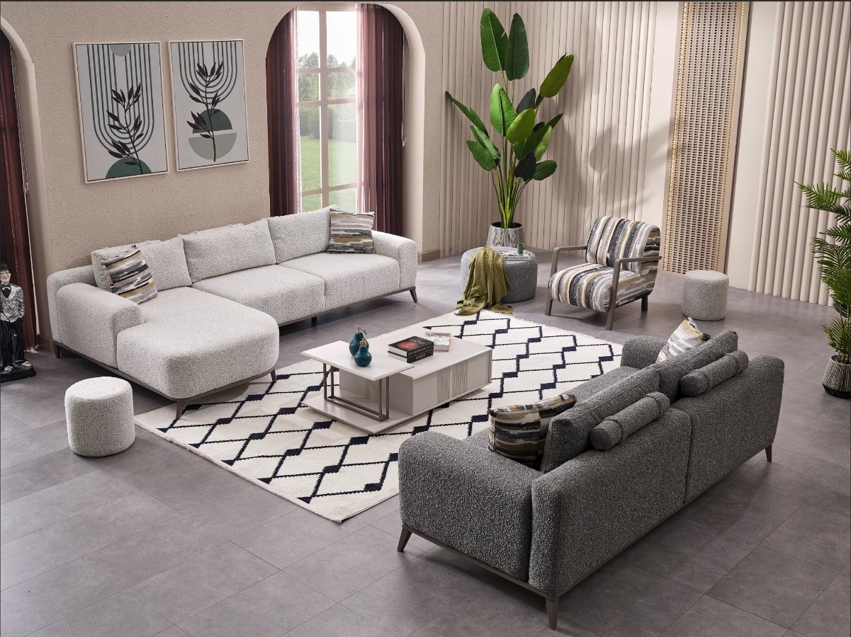 Cenova Sofa Set – Zeitloser Komfort mit modernem Flair