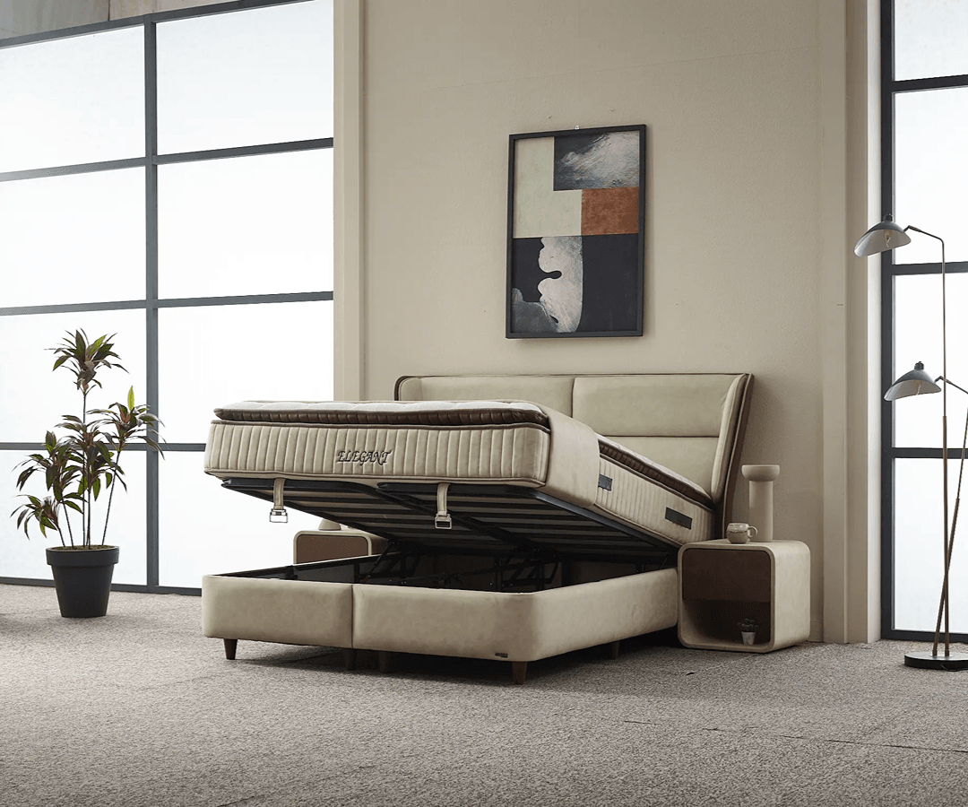 Elegant Boxspringbett Set inkl. Matratze