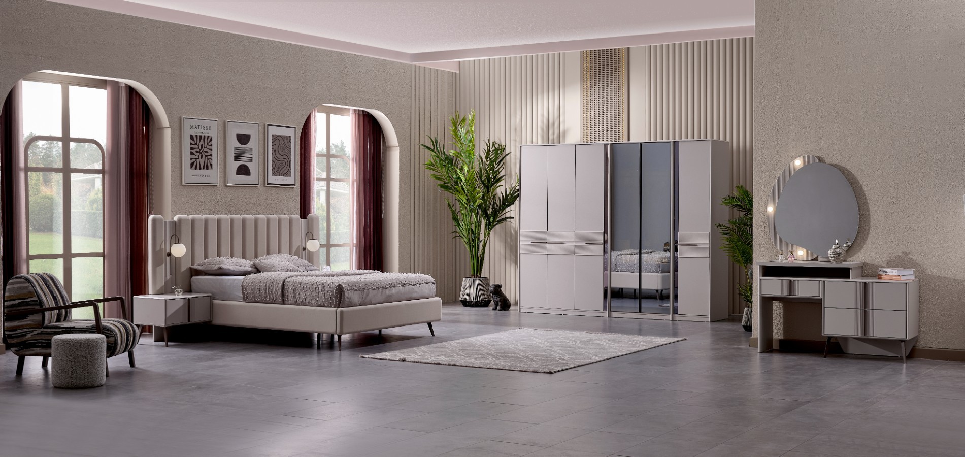 Cenova Schlafzimmer Set inkl. Matratze