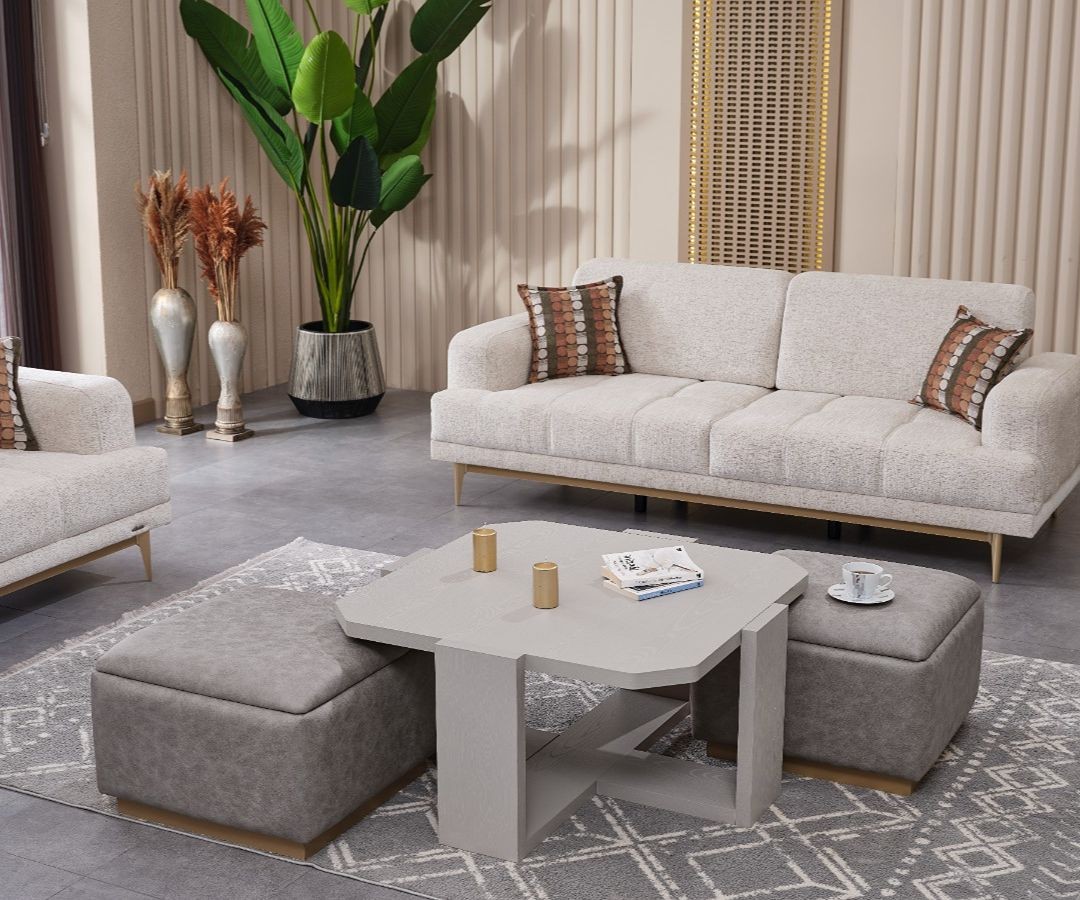 Napoli Sofa Set – Schlichte Eleganz trifft auf zeitlosen Komfort