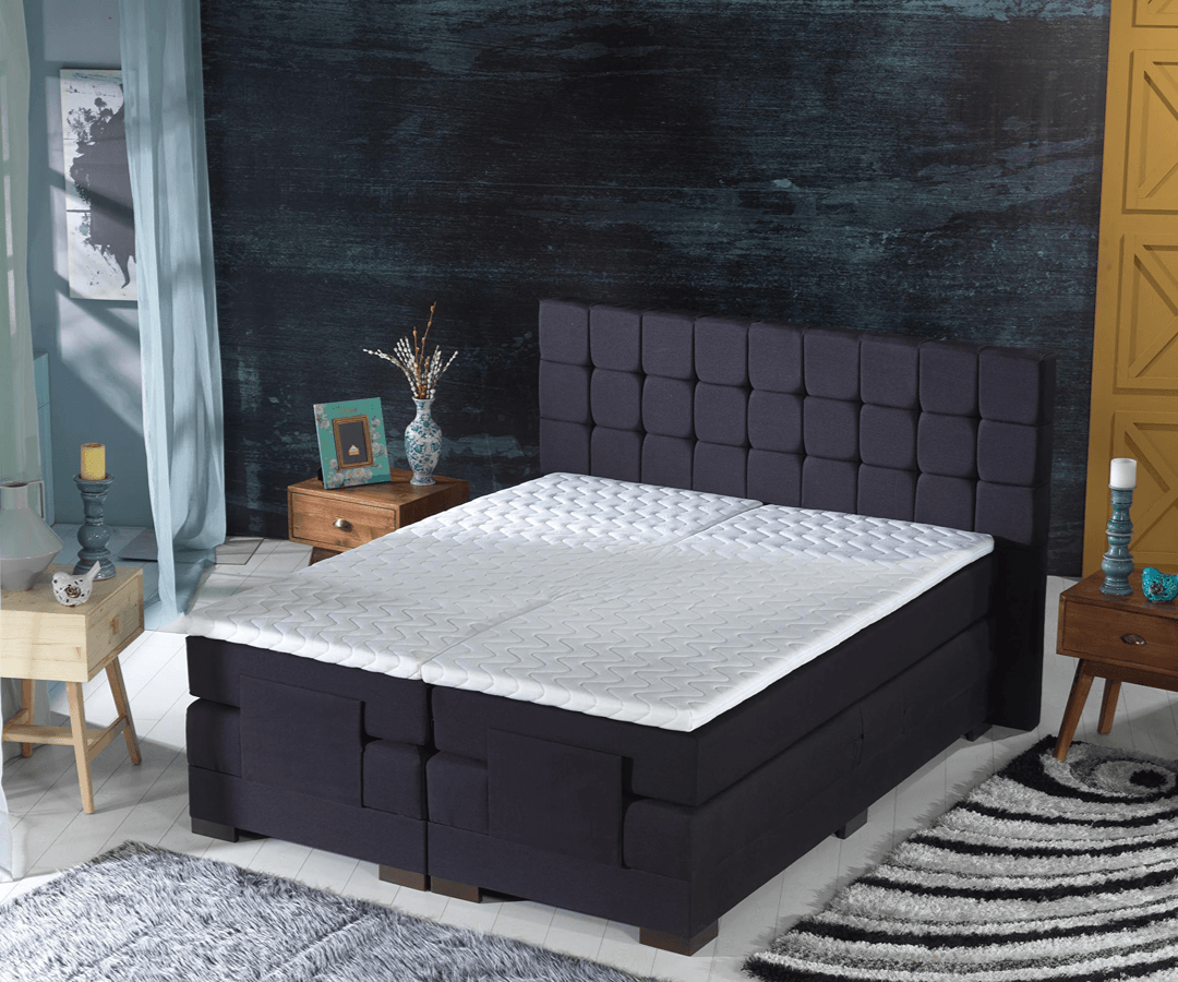 Como Elektrisches Boxspringbett Set inkl. Matratze