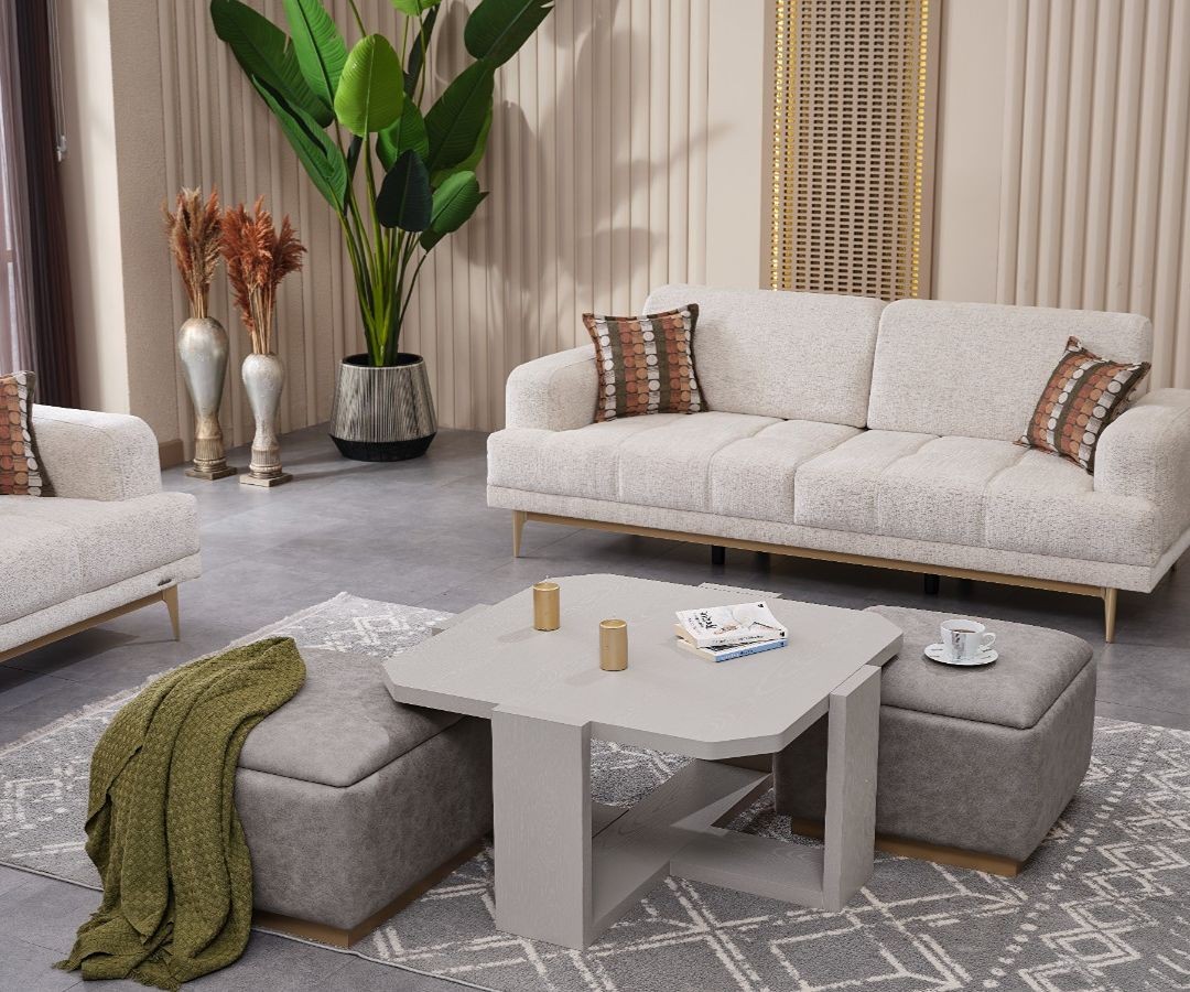 Napoli Sofa Set – Schlichte Eleganz trifft auf zeitlosen Komfort