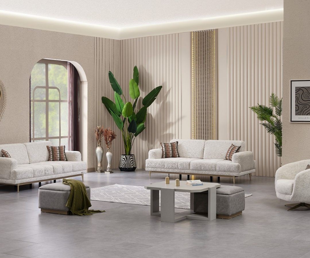 Napoli Sofa Set – Schlichte Eleganz trifft auf zeitlosen Komfort