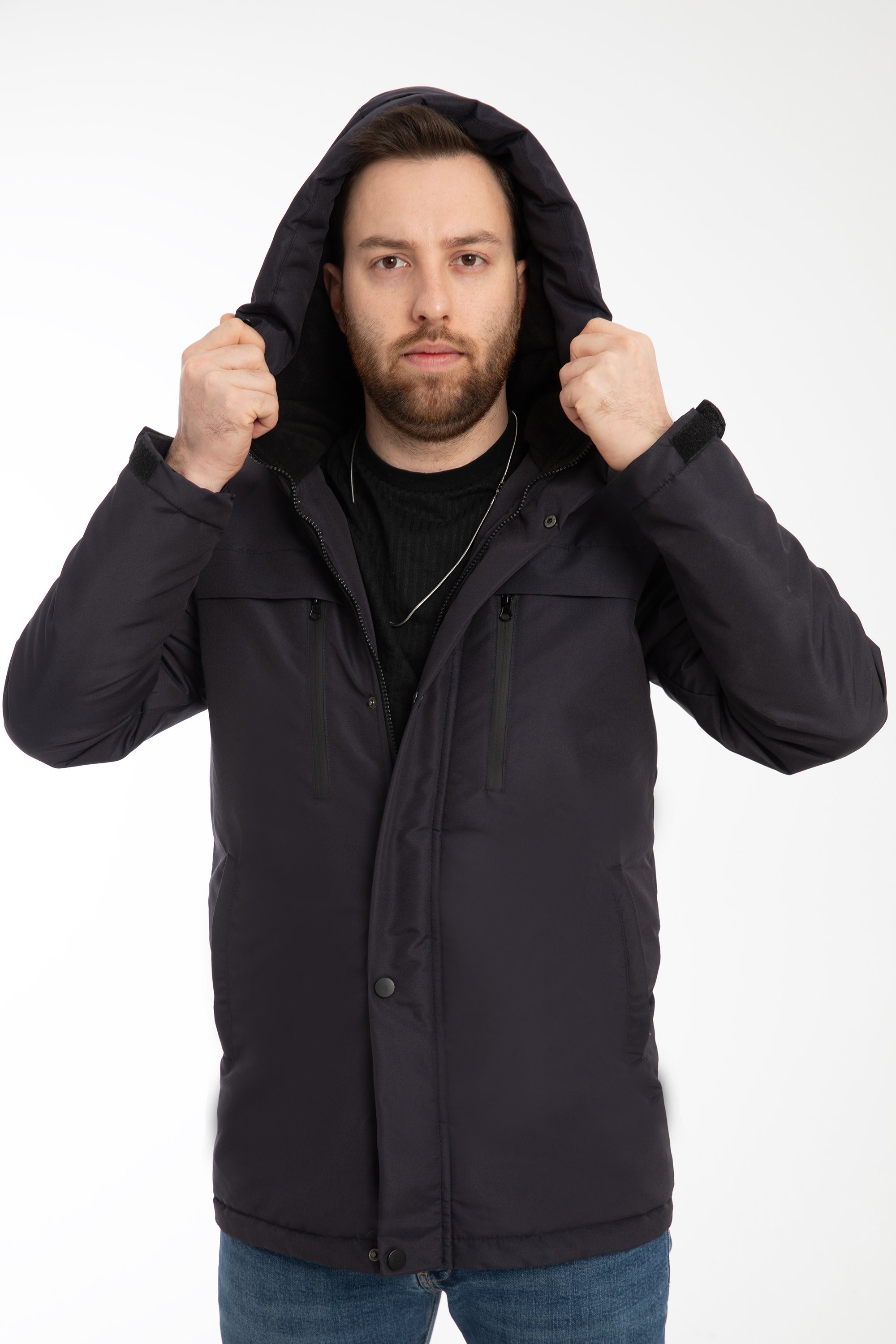 Herren Parka - FMP105  - Blau