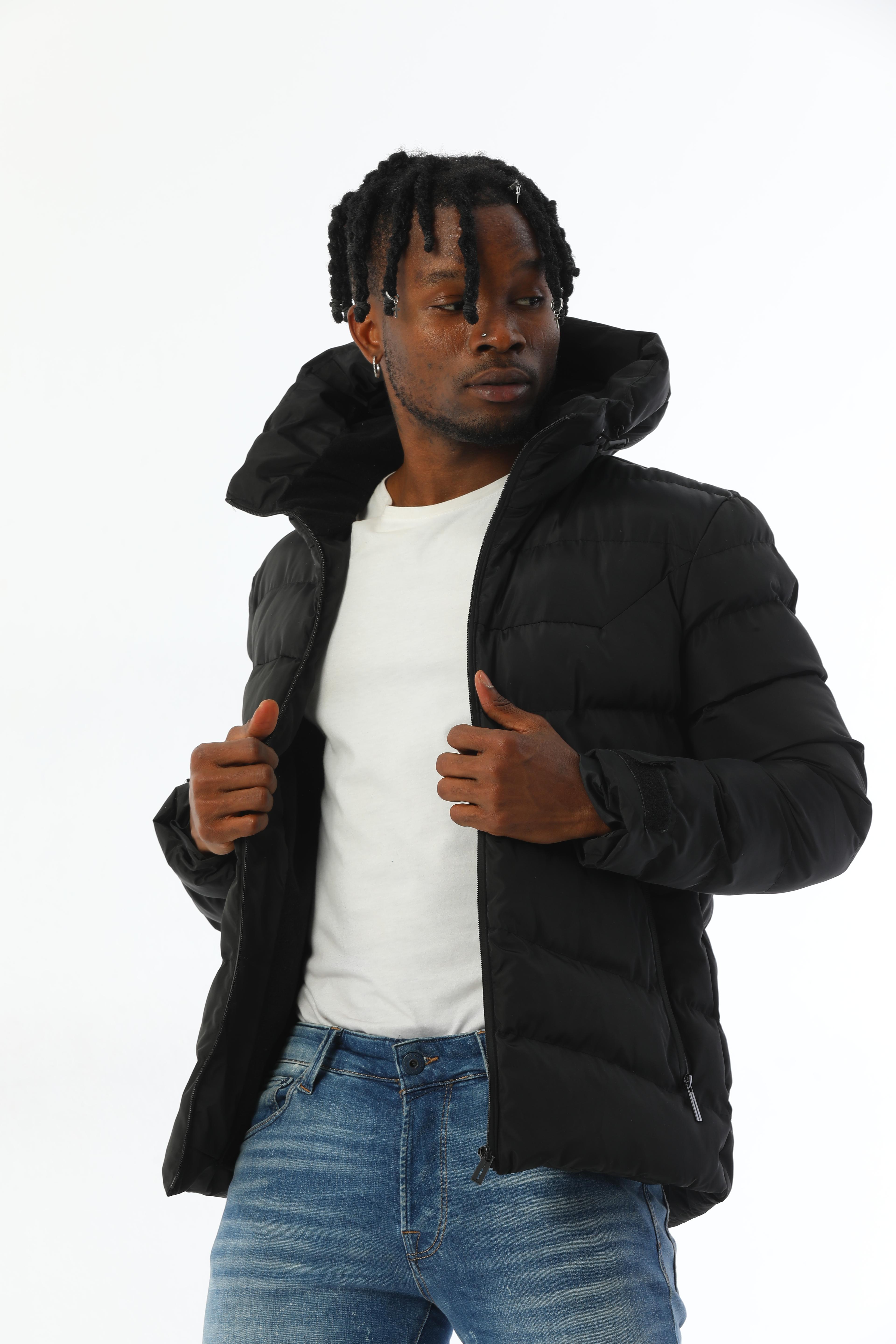 Herren Pufferjacke mit Kapuze - FM500