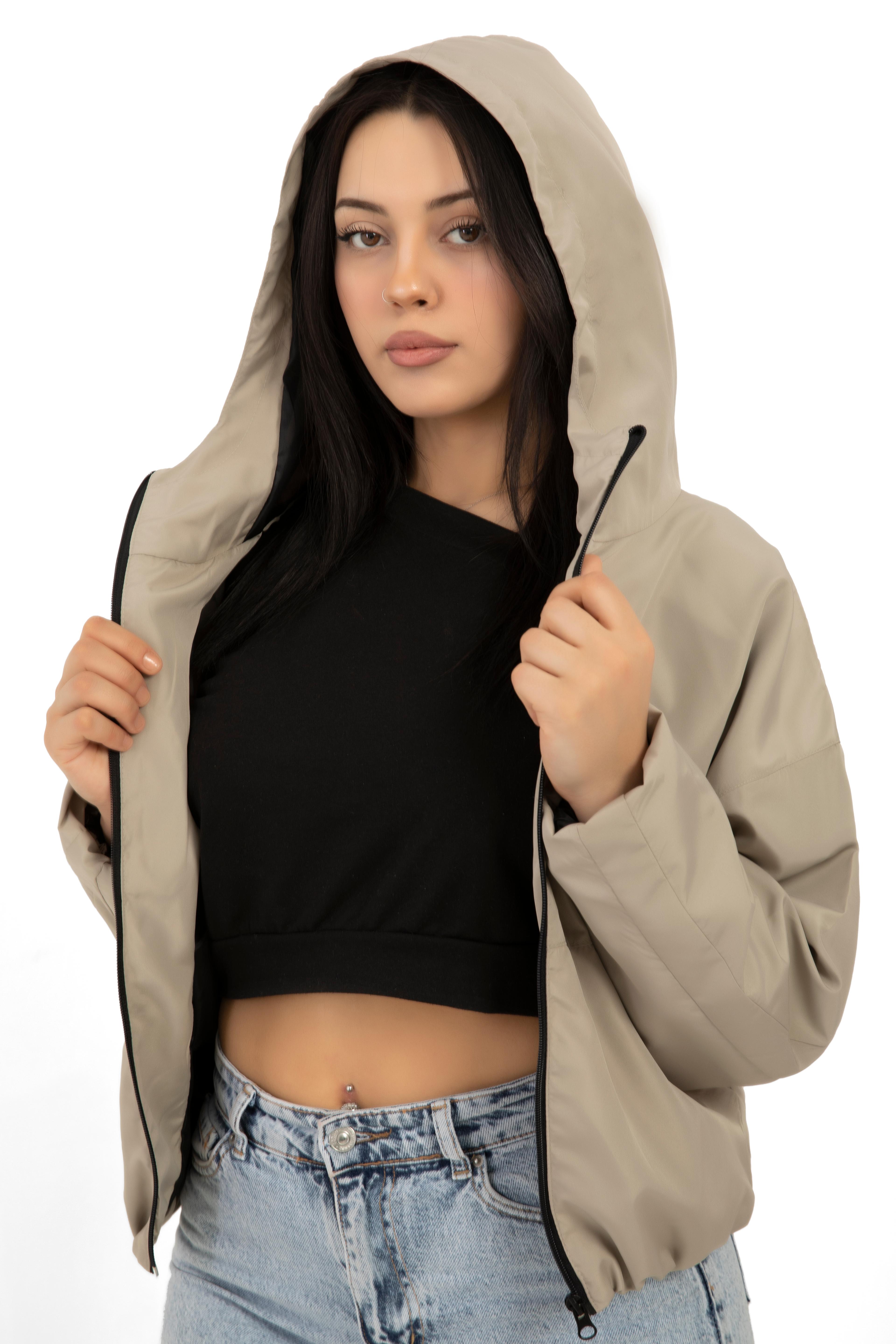 Damen Regenjacke - Y20 - Beige