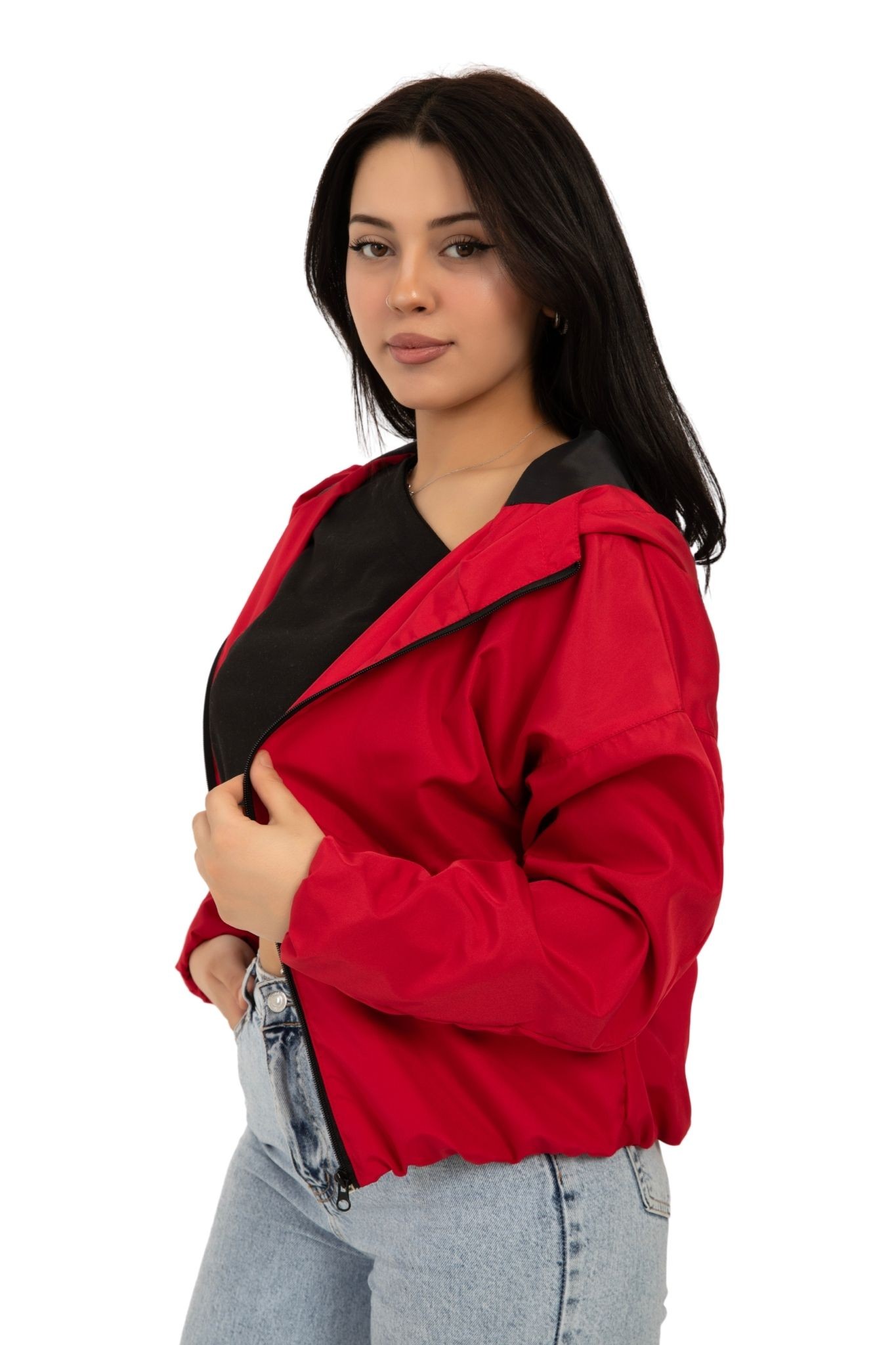 Damen Regenjacke - Y20 - Rot