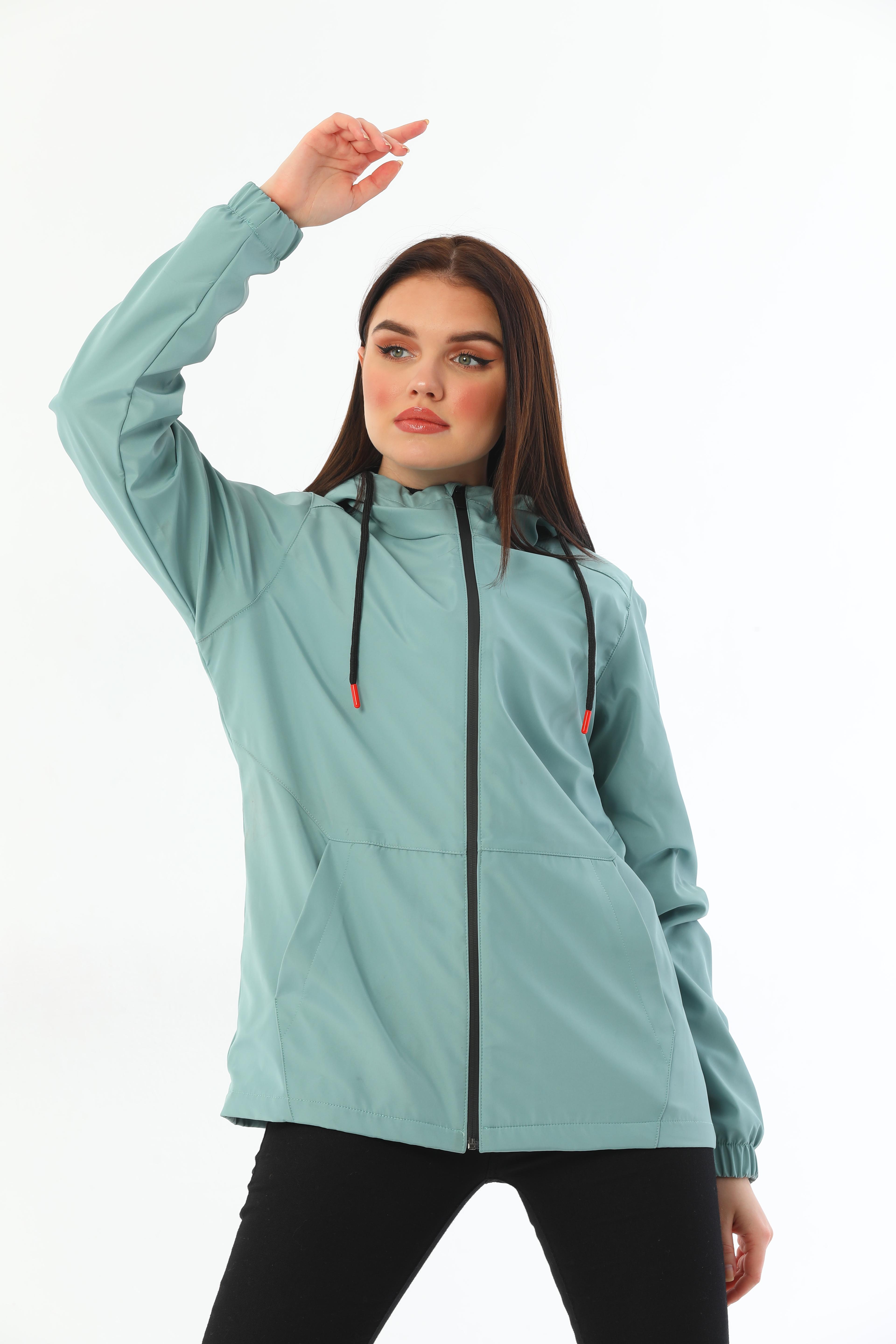 Damen Regenjacke - Y15 - Mint Green