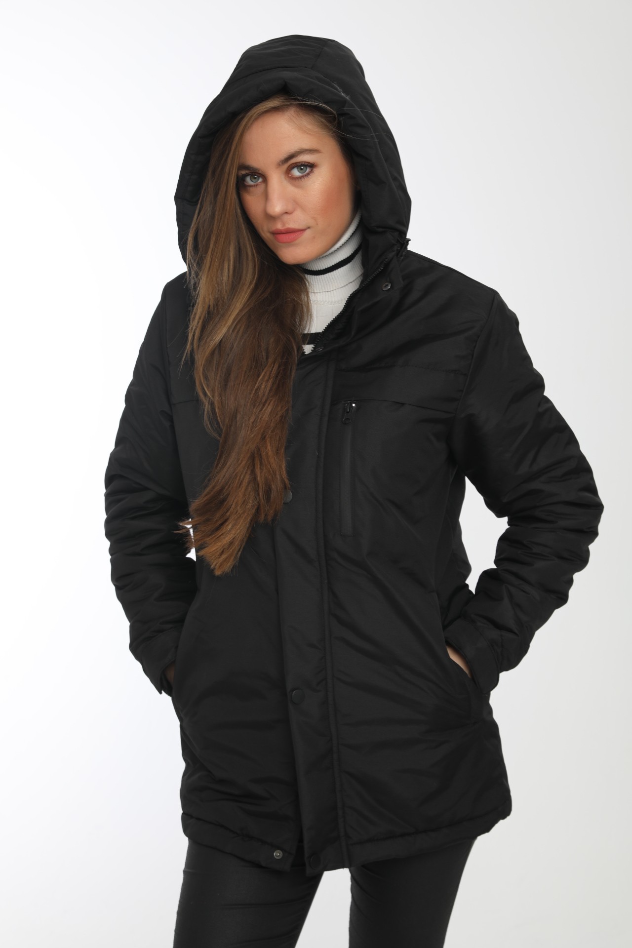 Damen Parka - FMP105 - Schwarz