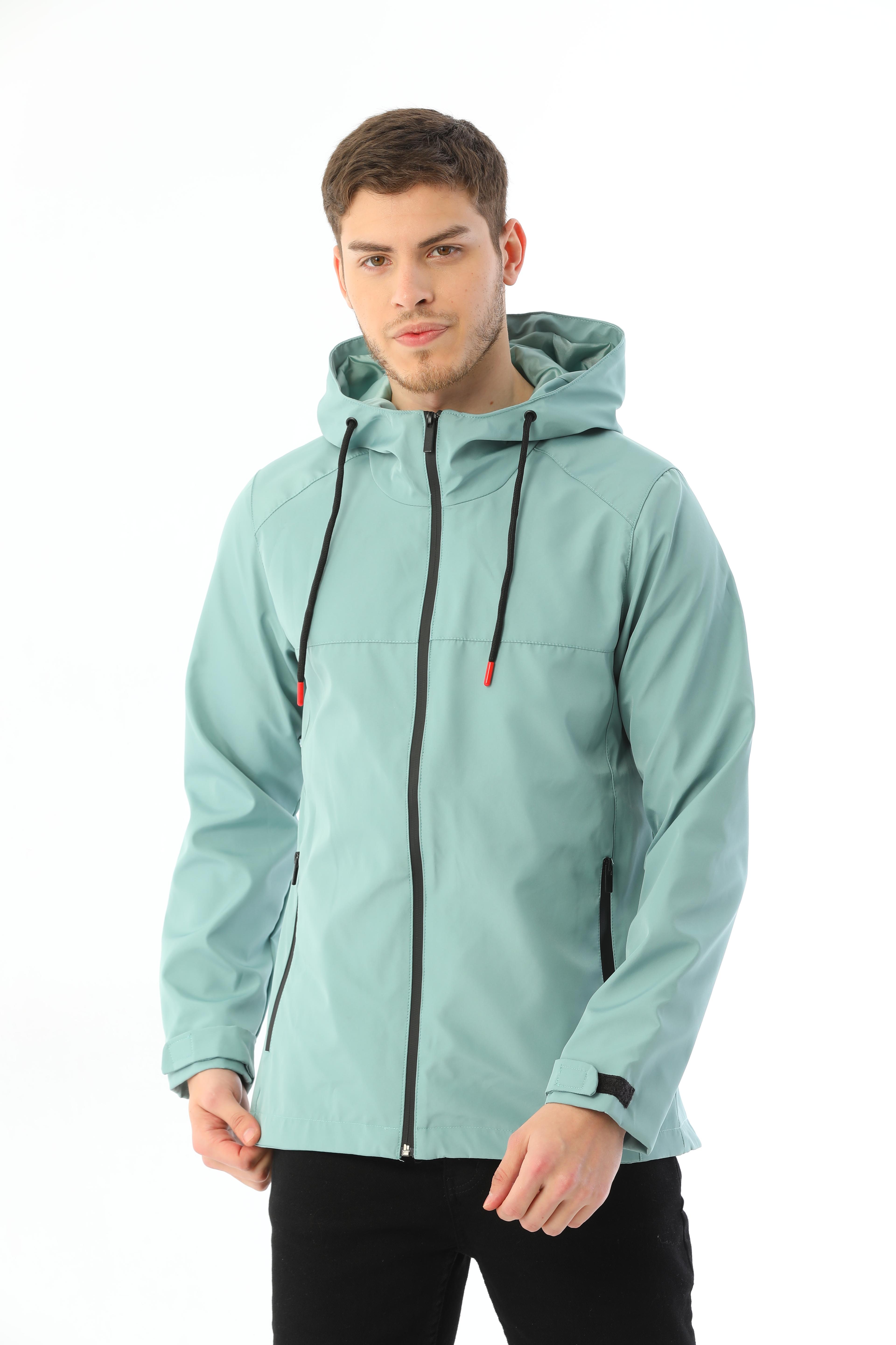 Herren Regenjacke - Y15 - Mint Green