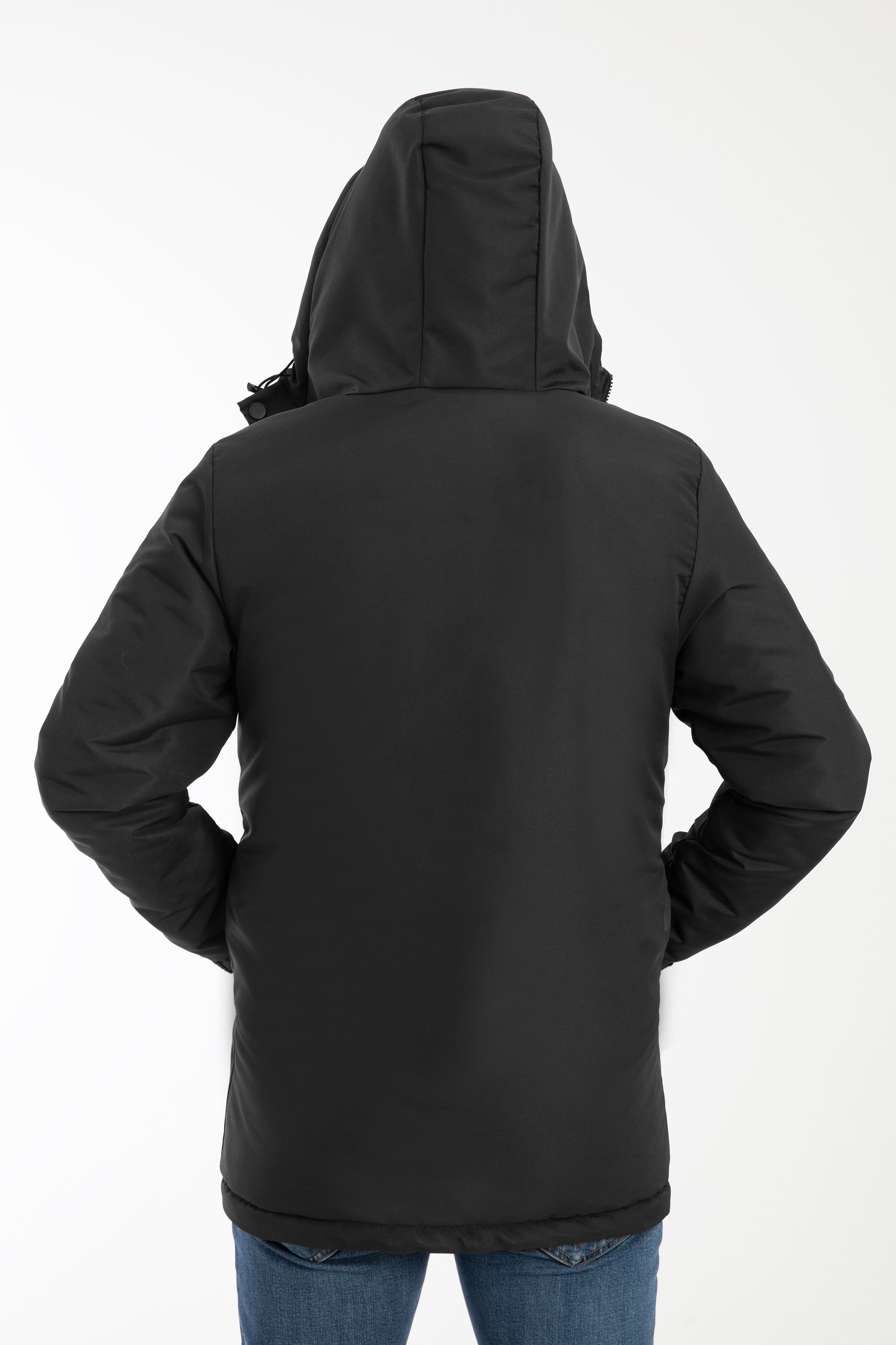 Herren Parka - FMP105  - Schwarz