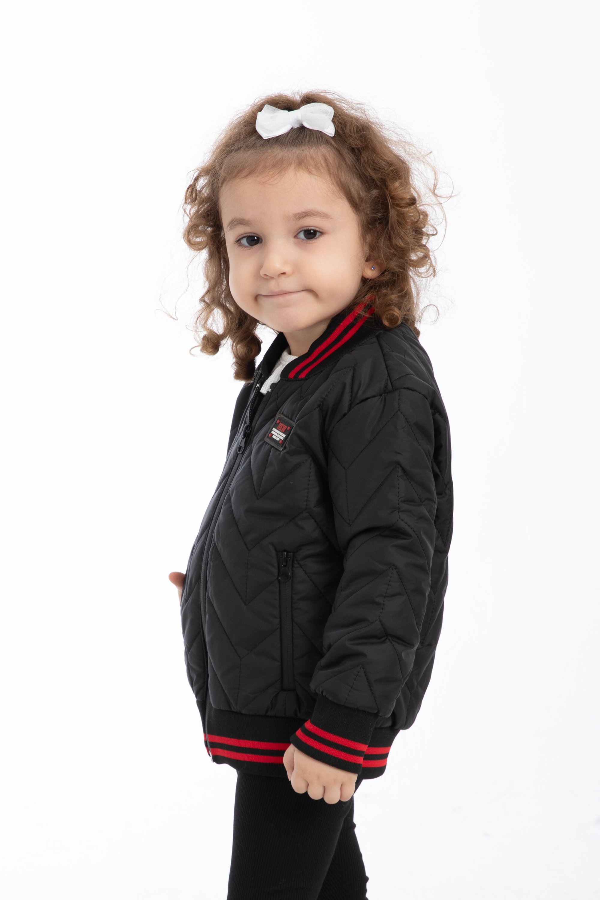 Kinder Winterjacke KLJ - Mädchen - Schwarz