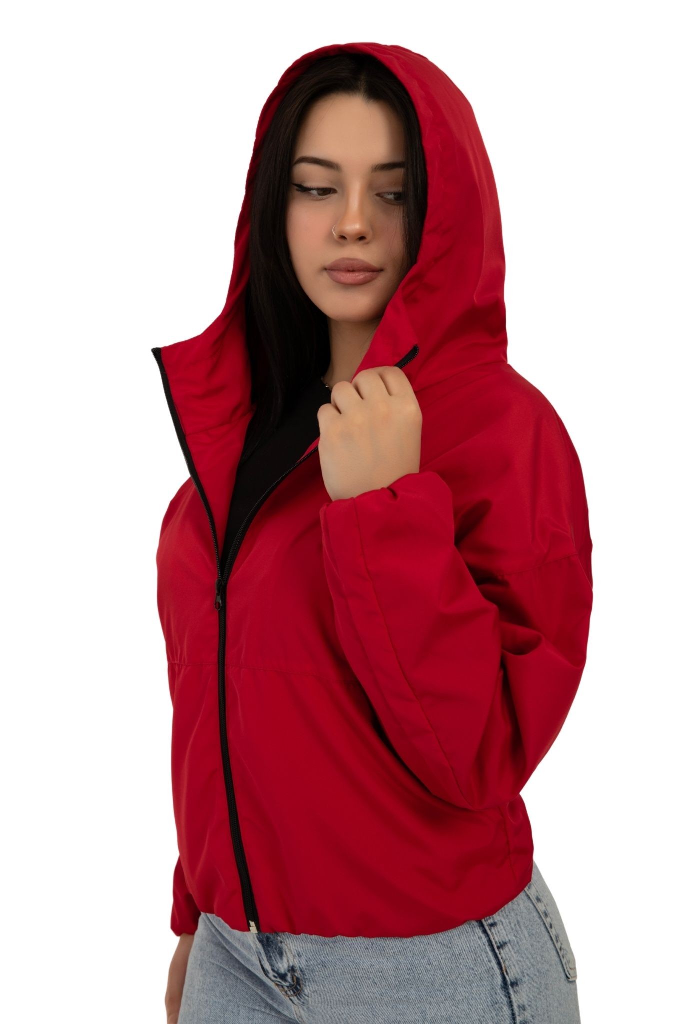 Damen Regenjacke - Y20 - Rot