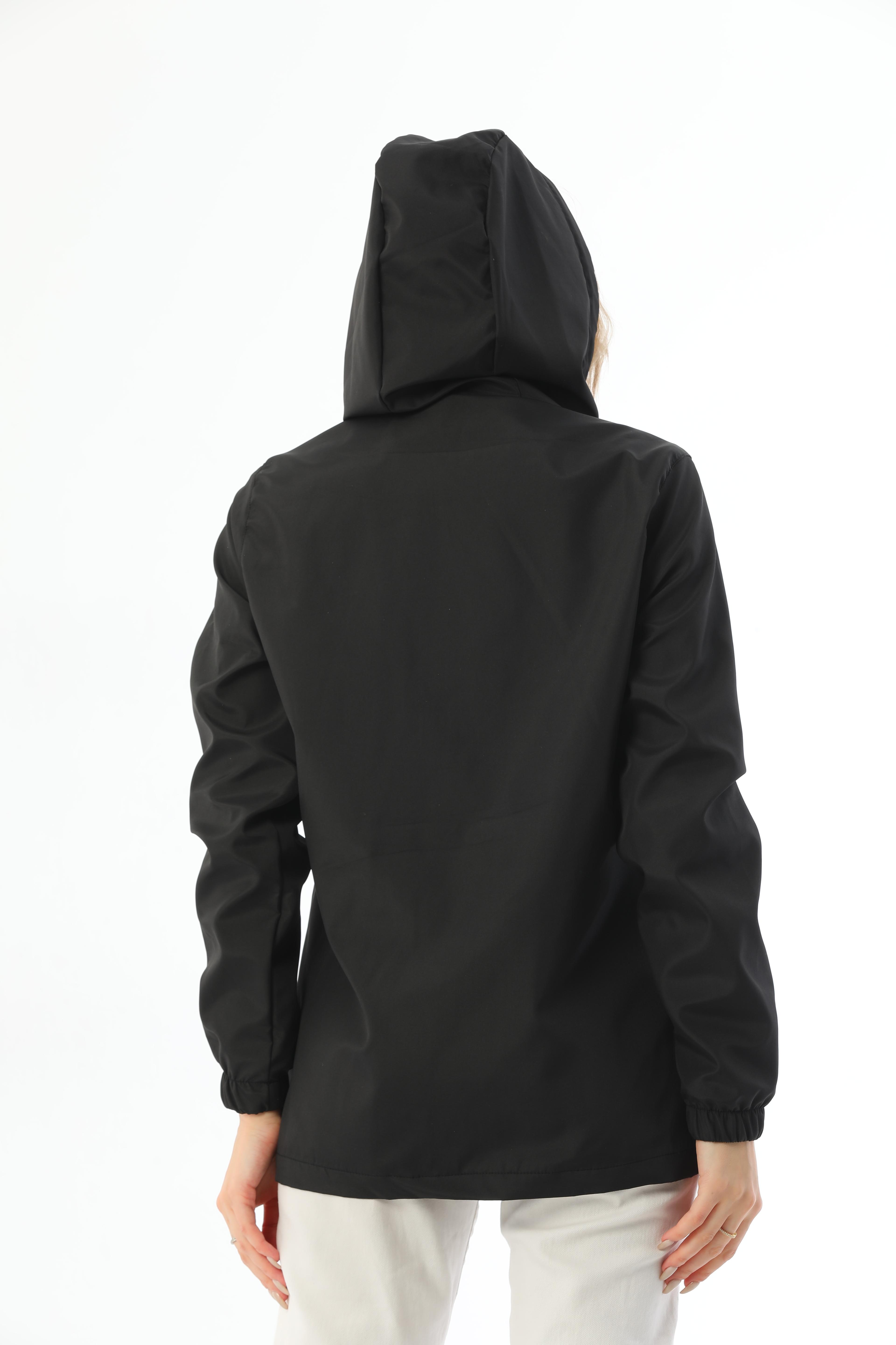 Damen Regenjacke - Y15 - Schwarz