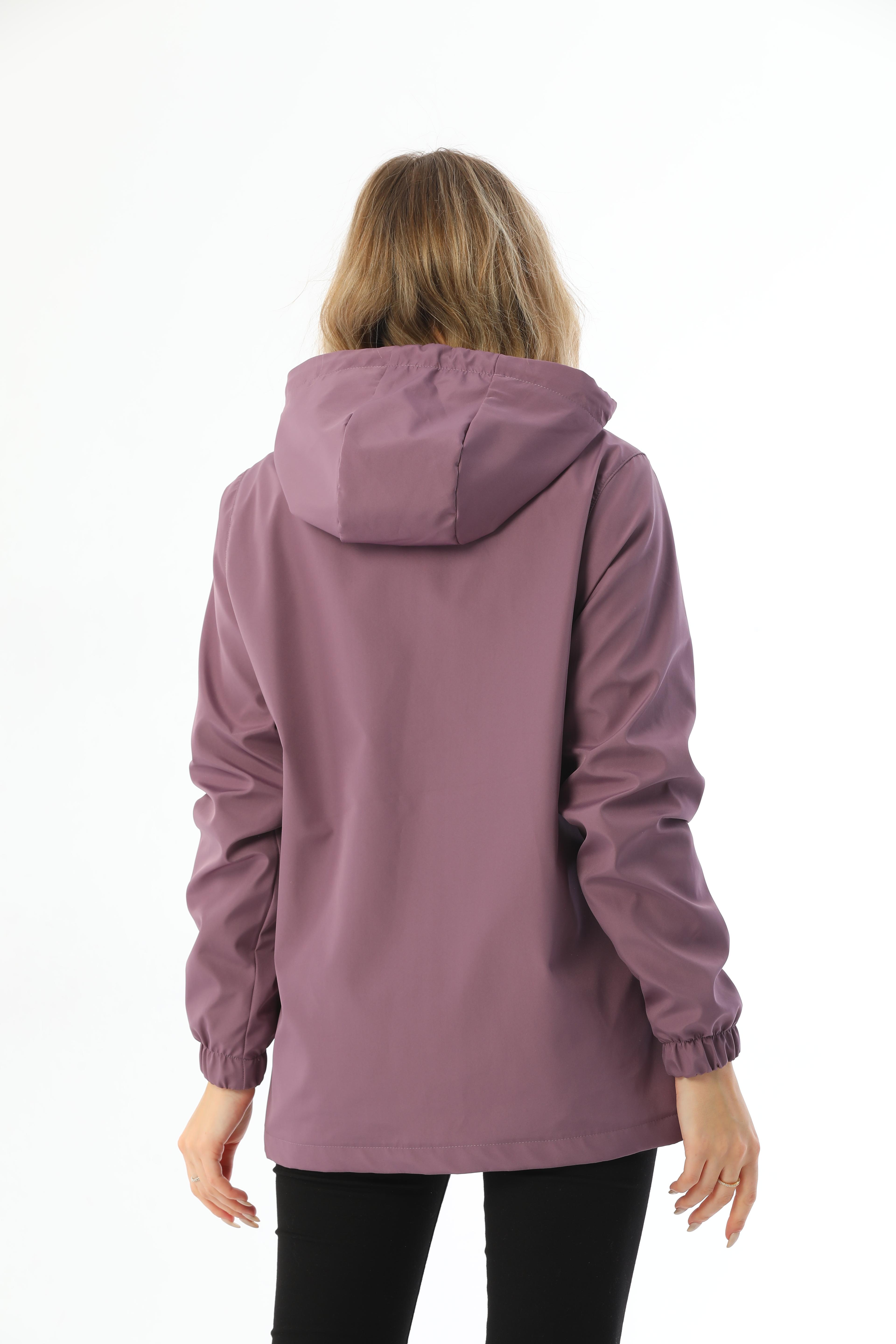 Damen Regenjacke - Y15 - Pflaume